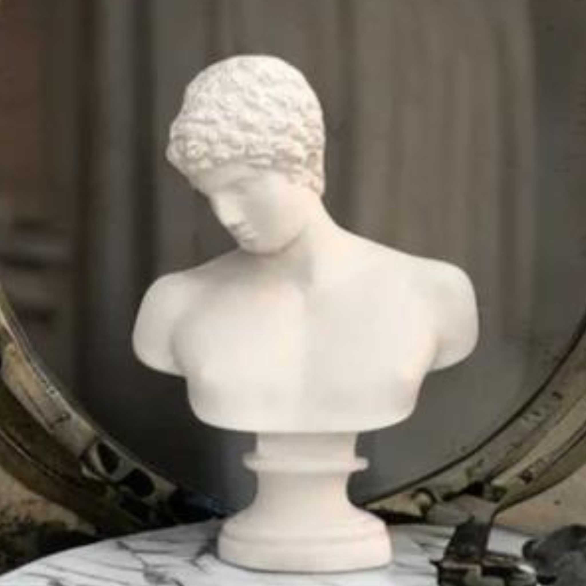 Greek God Antinous Bust