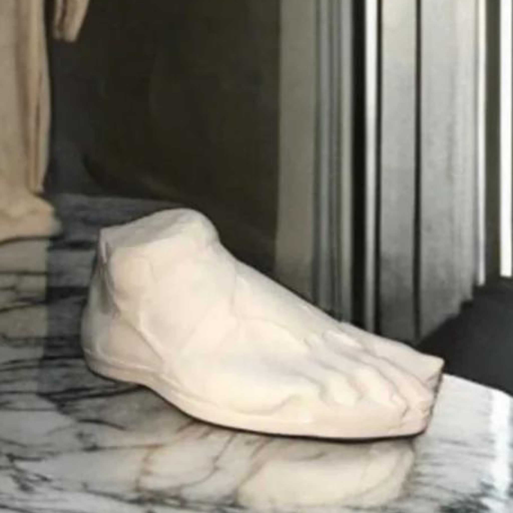 roman foot statue