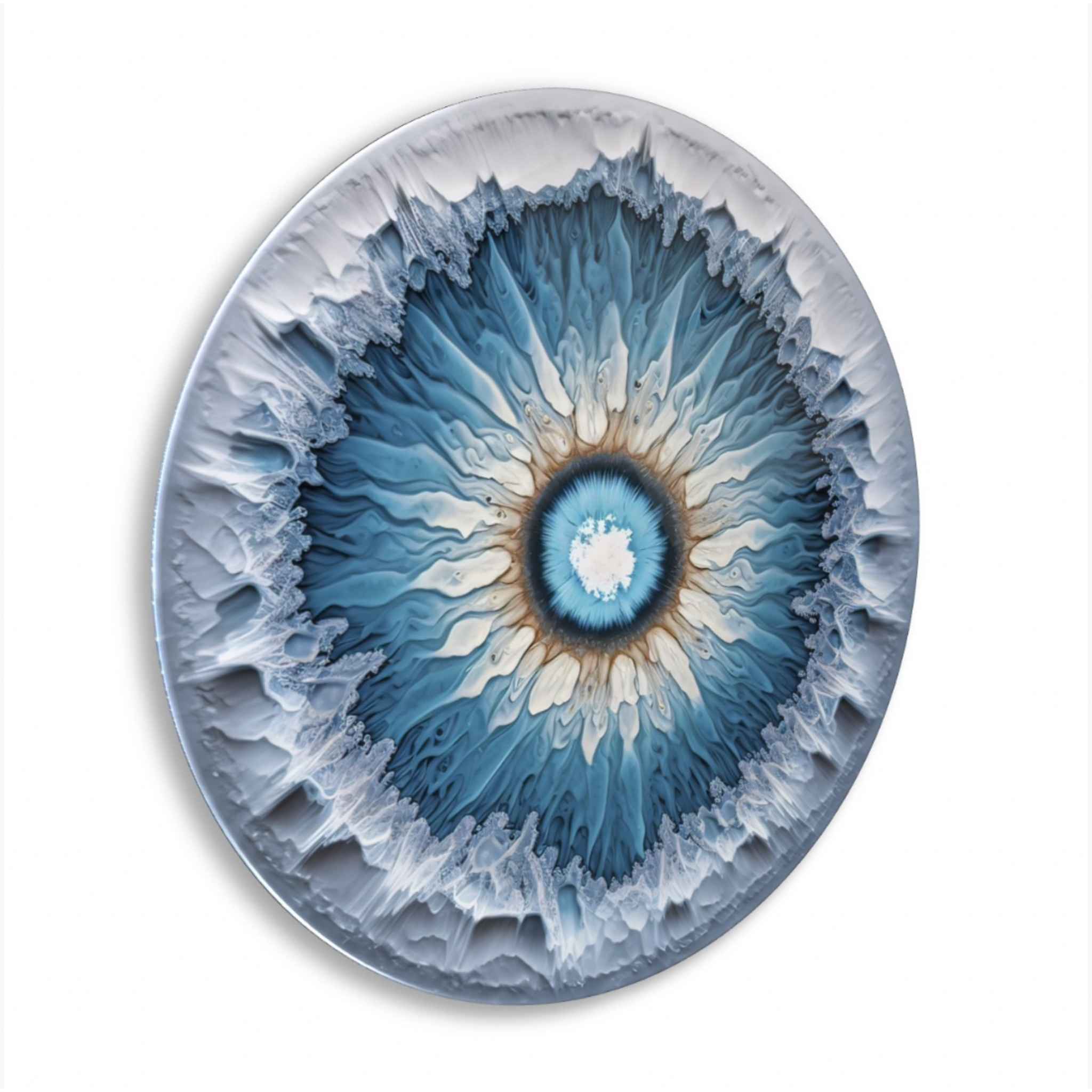 Blue Eyes Glass Wall Art
