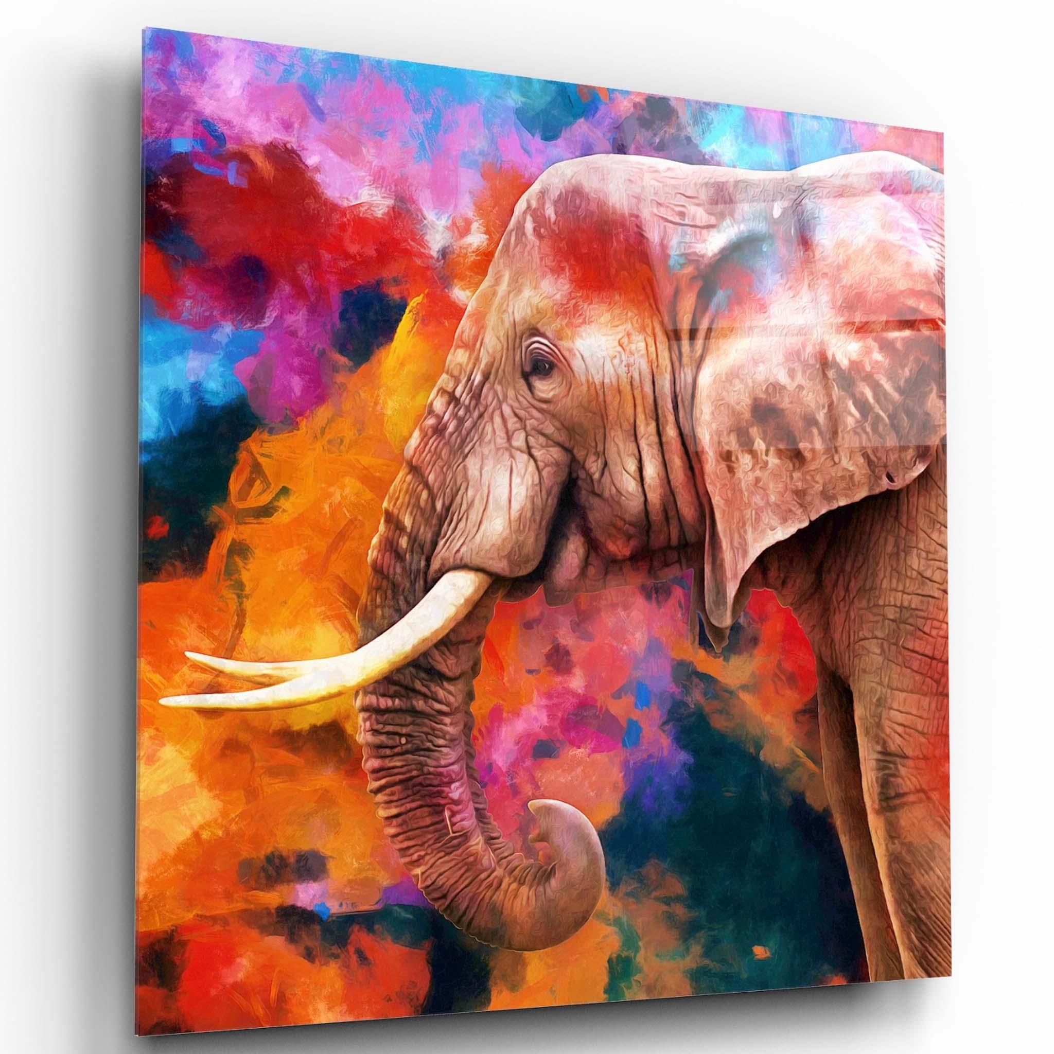 Abstract Patterns Glass Wall Art - Artchi