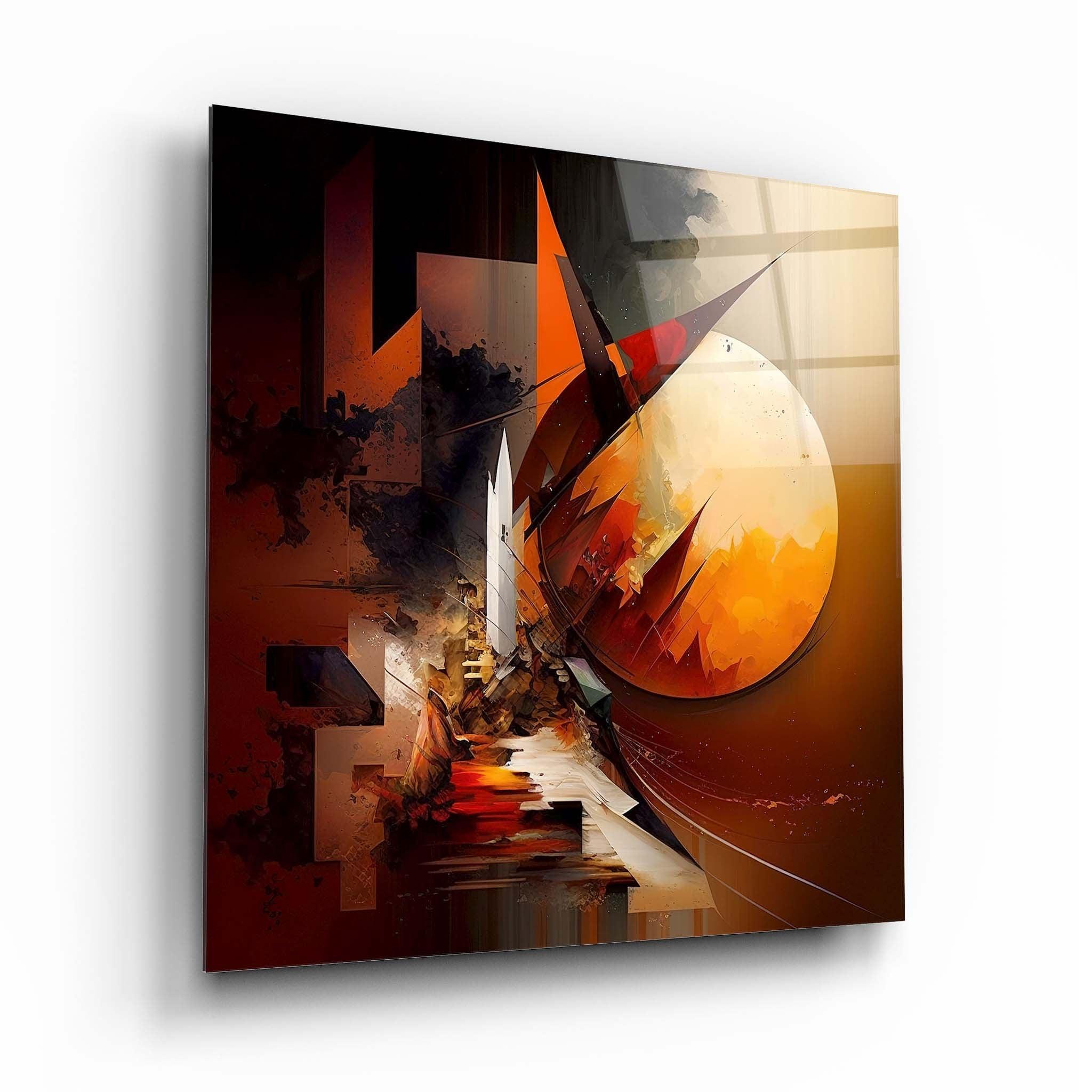 Abstract Glass Wall Art 4 - Artchi