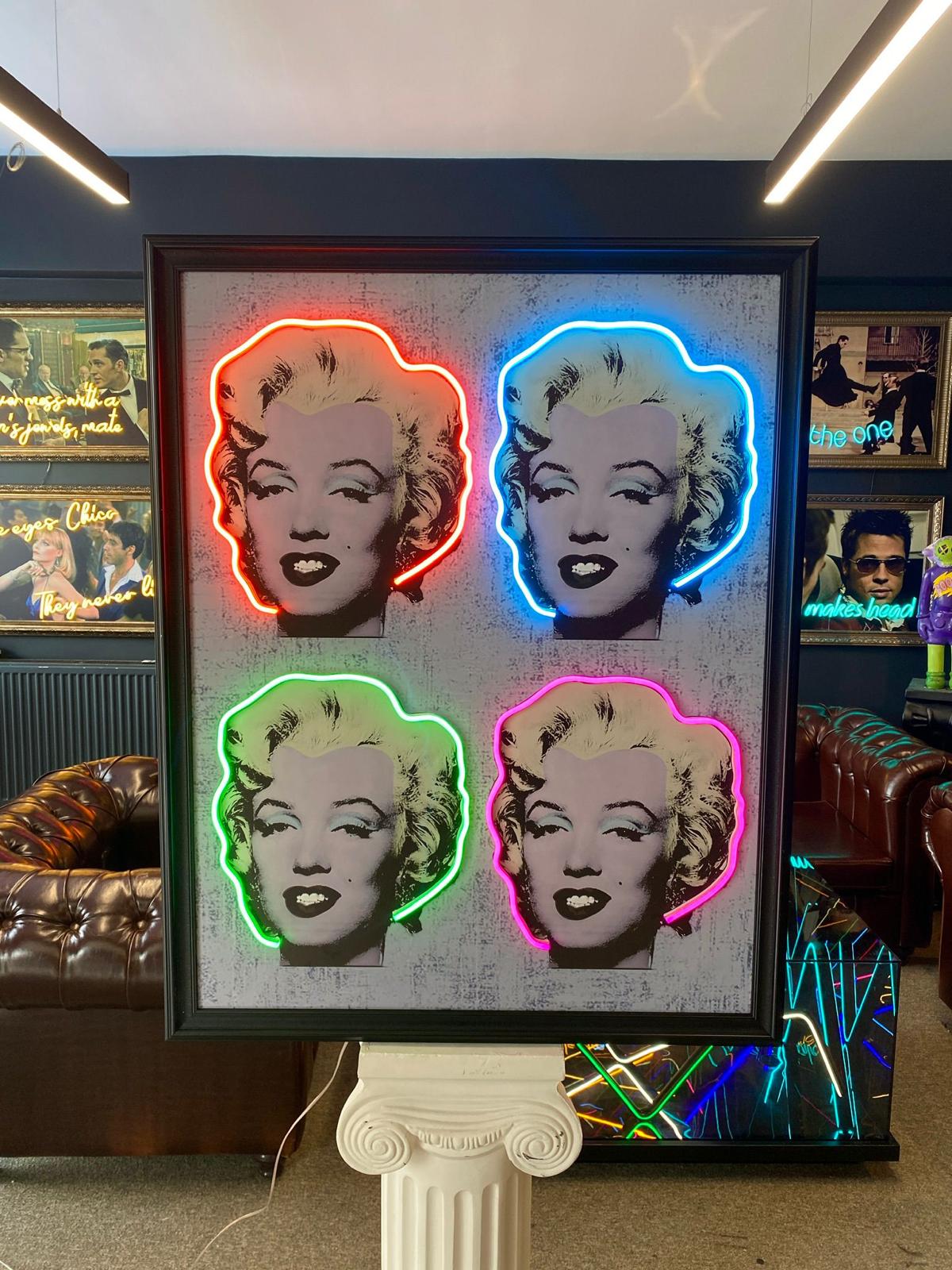 Marilyn's Neon Glow