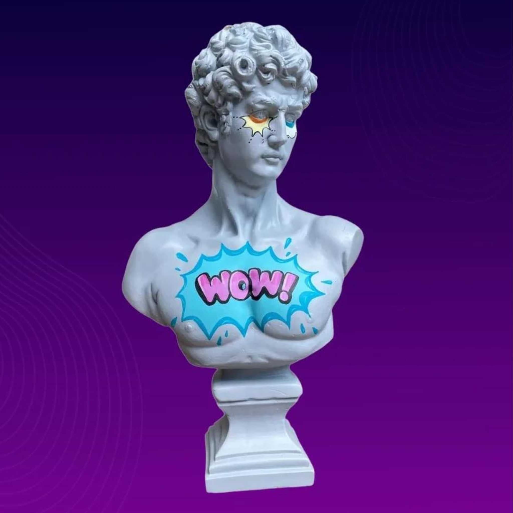 Groovy David: The Funky Bust Sculpture 1/1