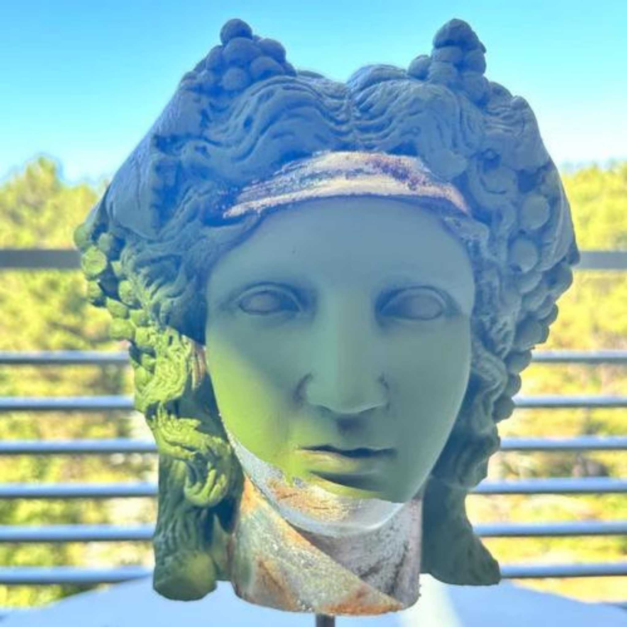Nature's Dionysus: The Green Serenity Bust