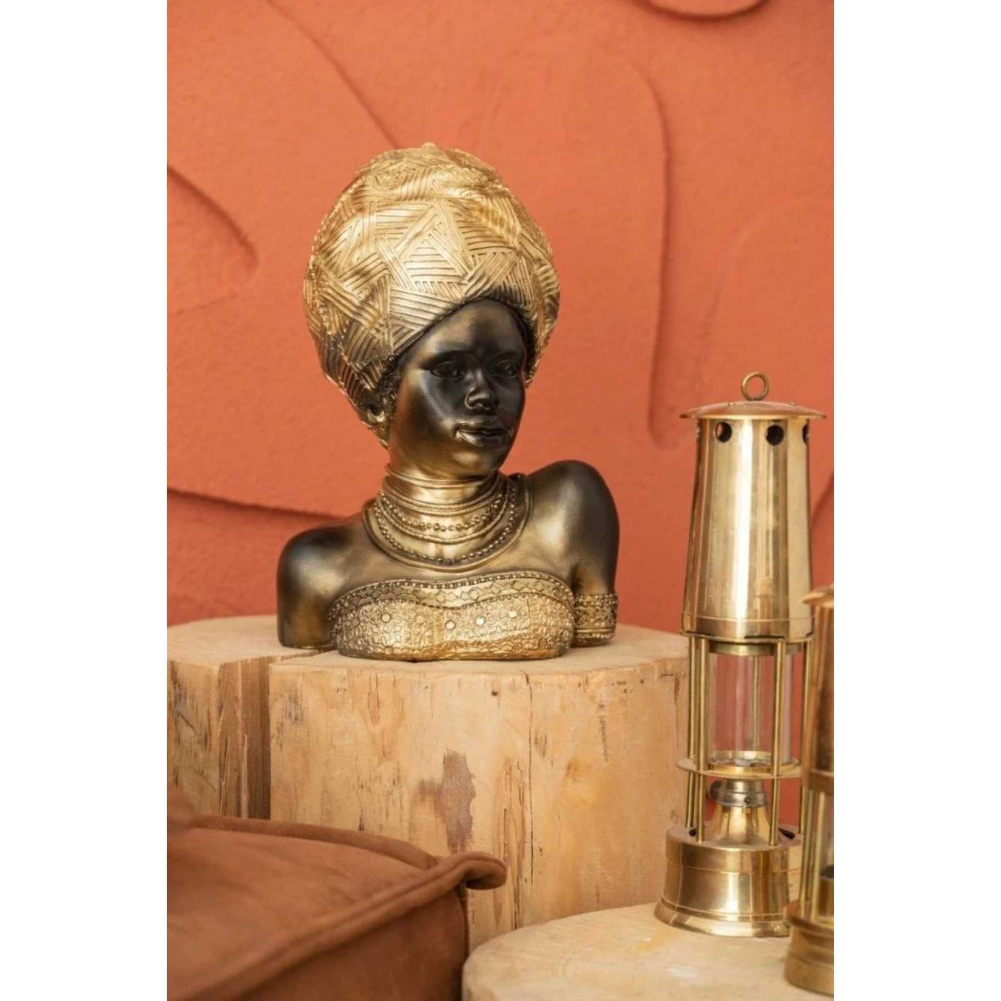 True African Beauty Gold&Black