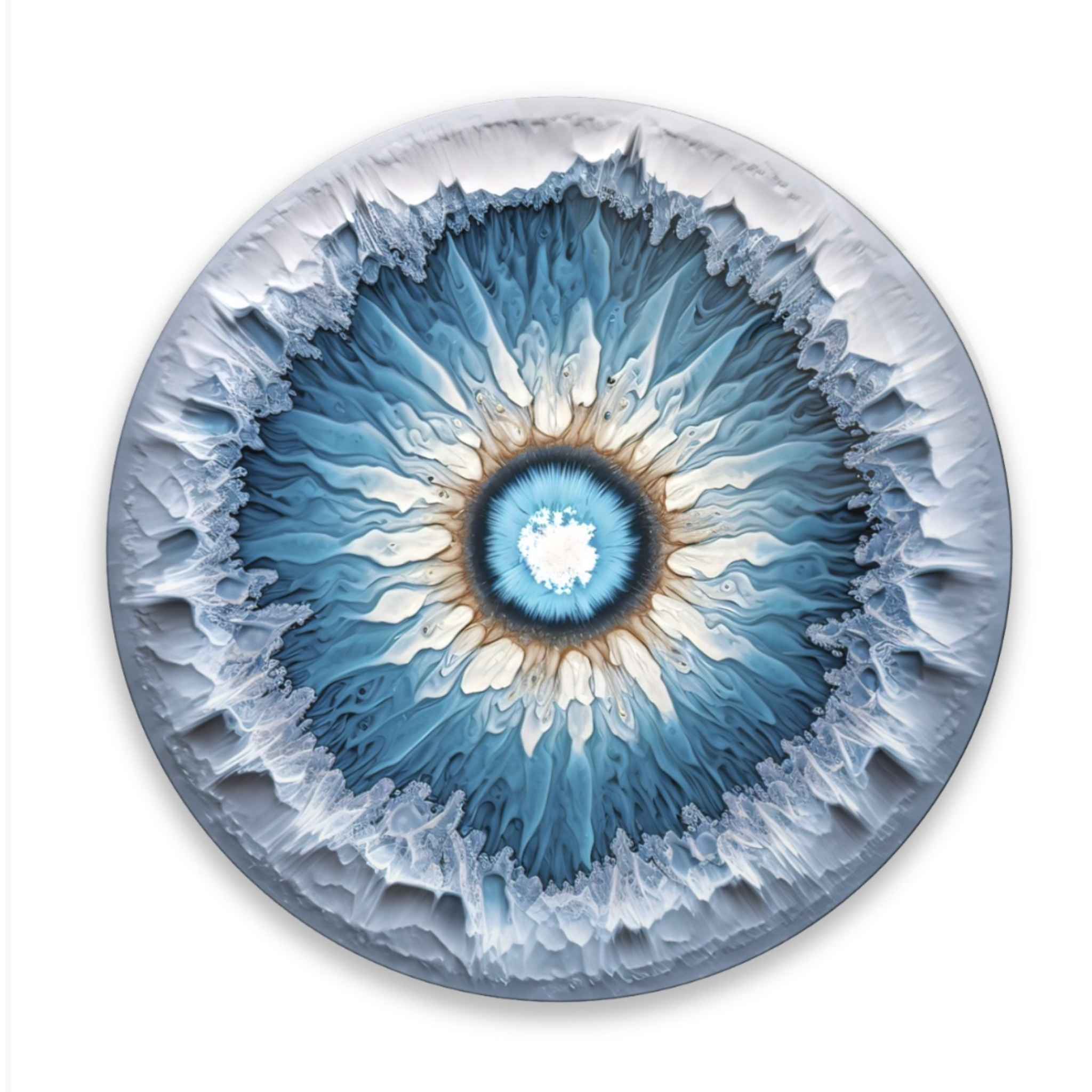 Blue Eyes Glass Wall Art