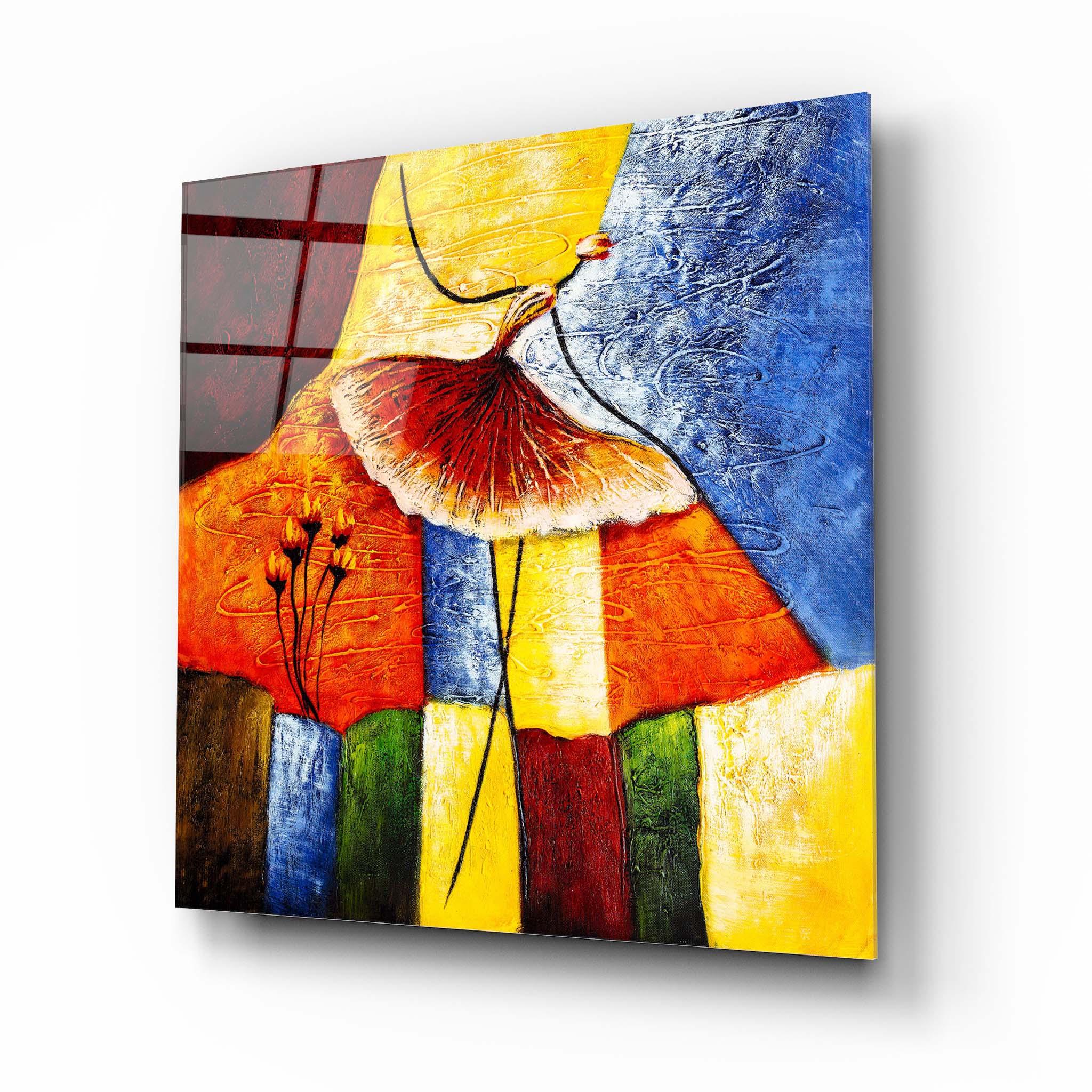 Abstract Glass Wall Art 18 - Artchi