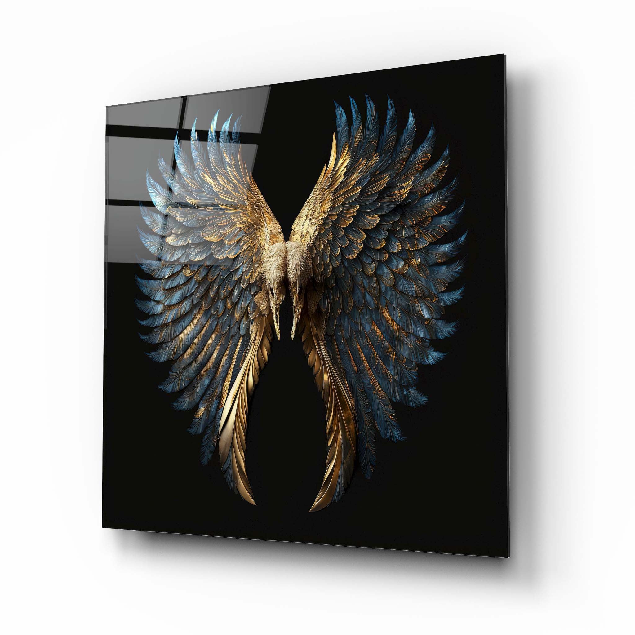 Wing Glass Wall Art 2