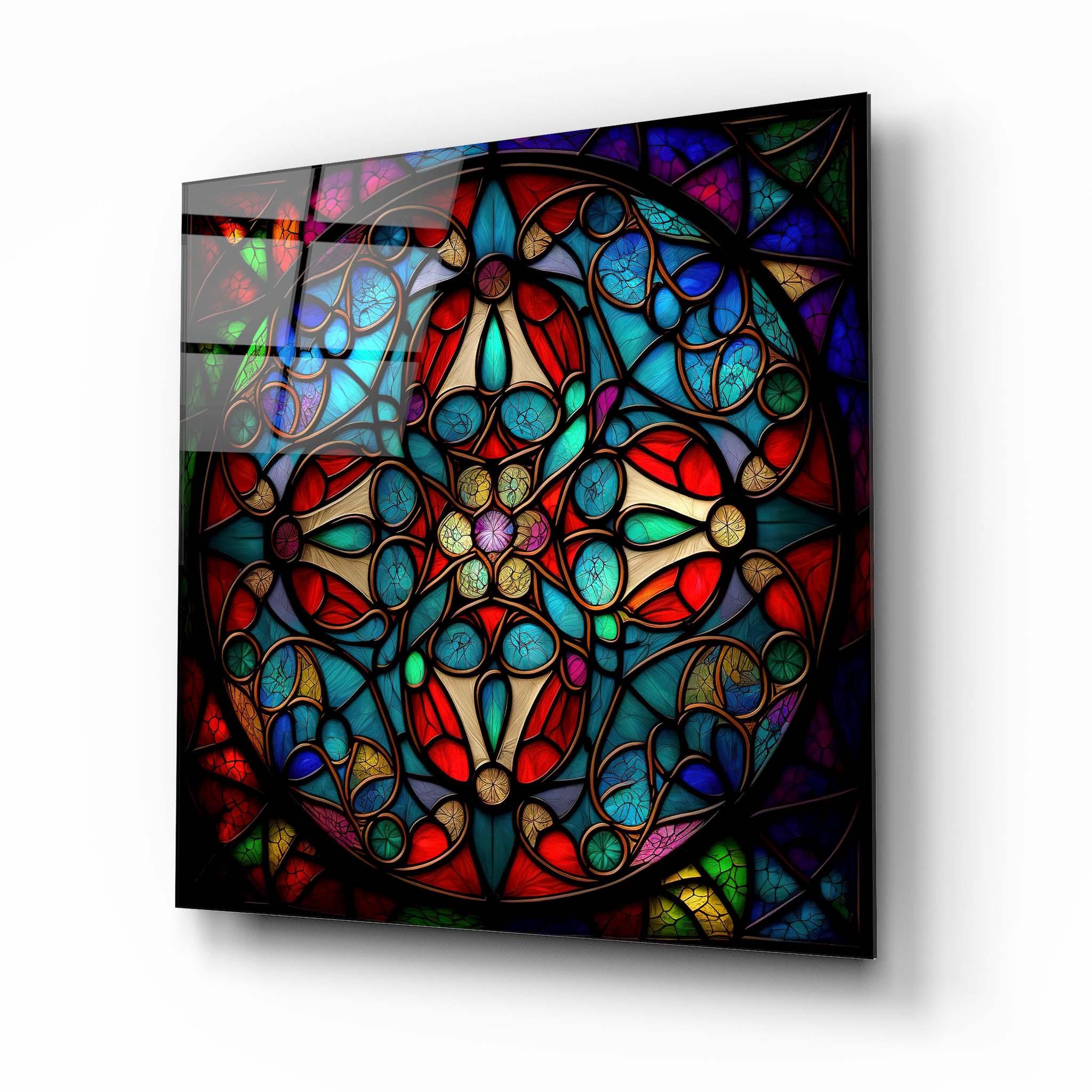 Abstract Stained Glass Wall Art 2 - Artchi