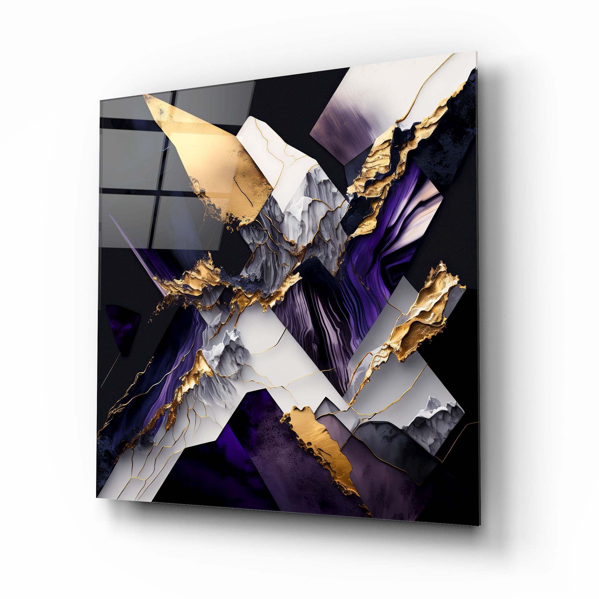 Abstract Glass Wall Art 5 - Artchi