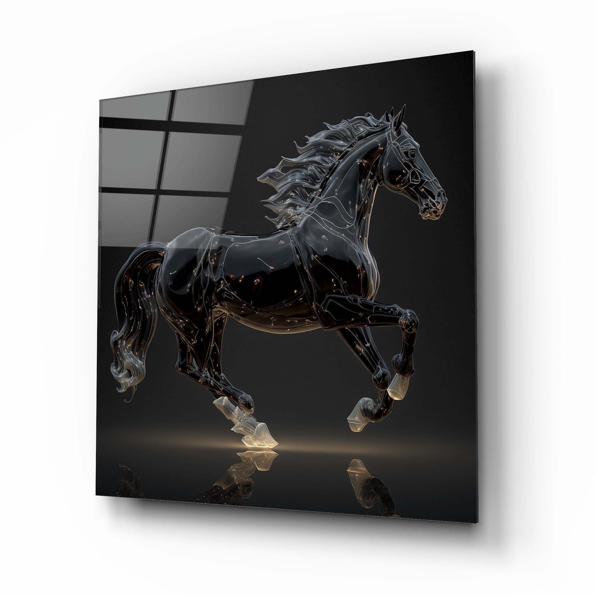 Horse Glass Wall Art
