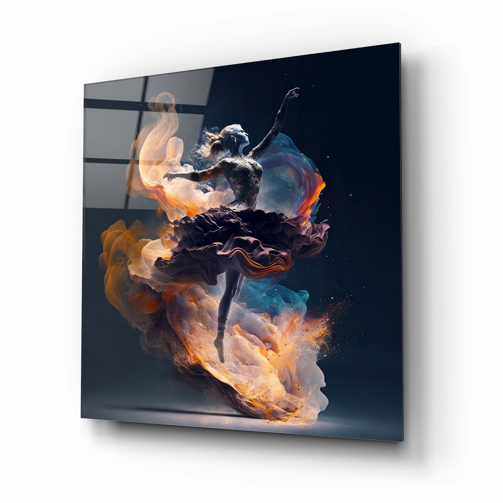Ballerina Glass Wall Art 2
