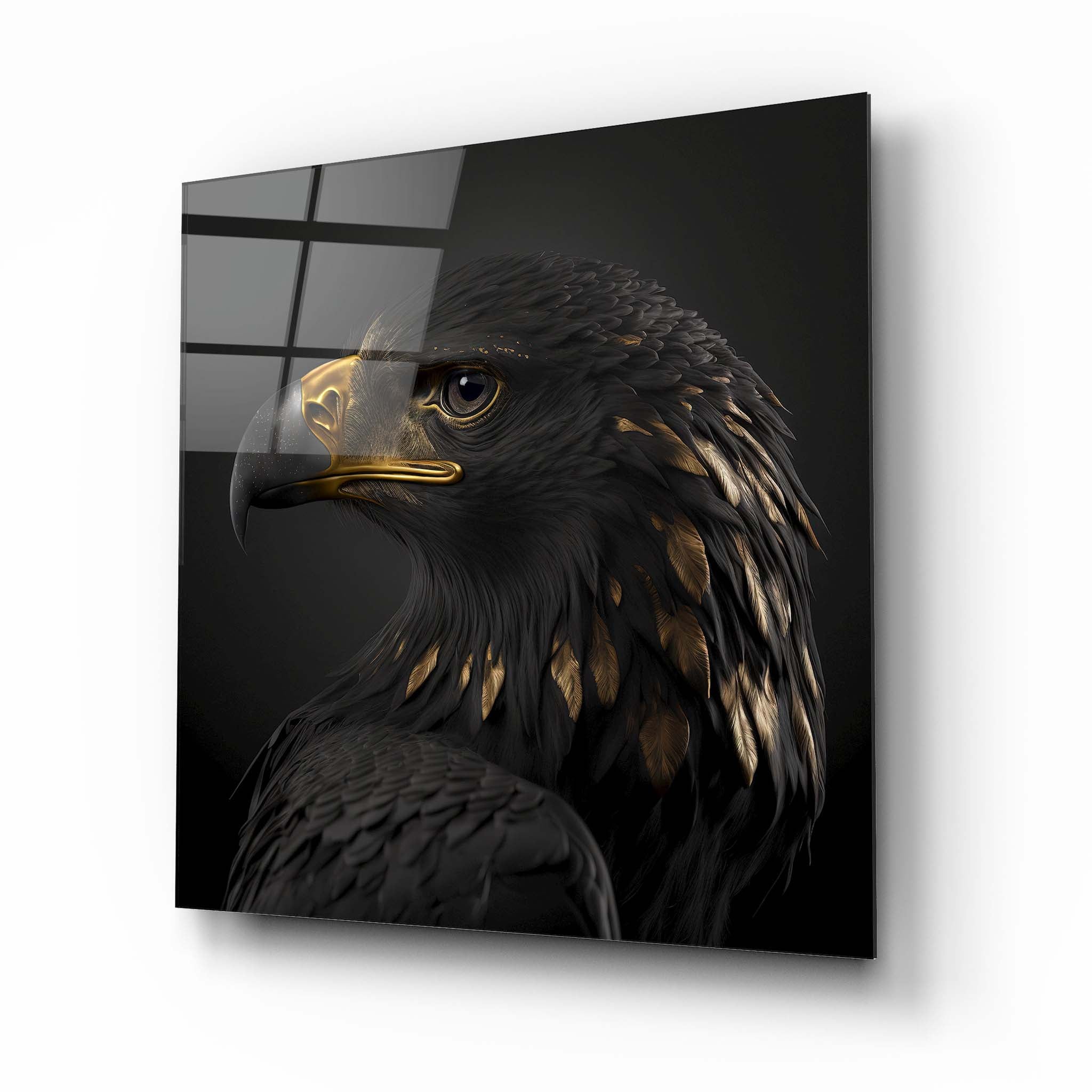 Eagle Glass Wall Art