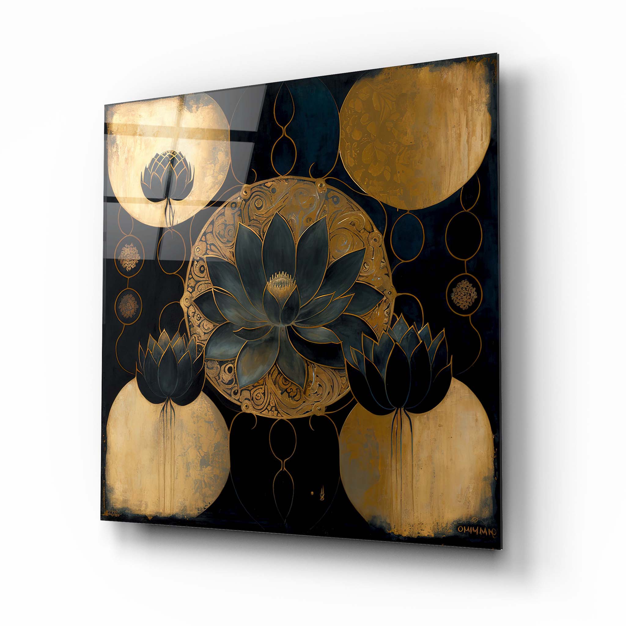 Flower Glass Wall Art 13