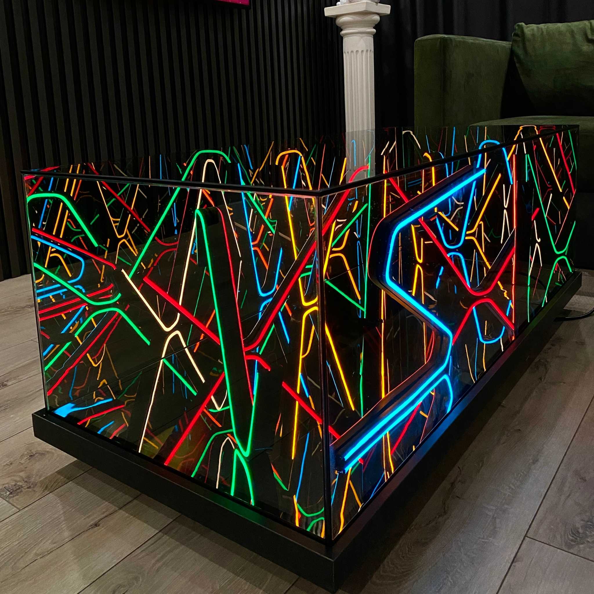 neon table