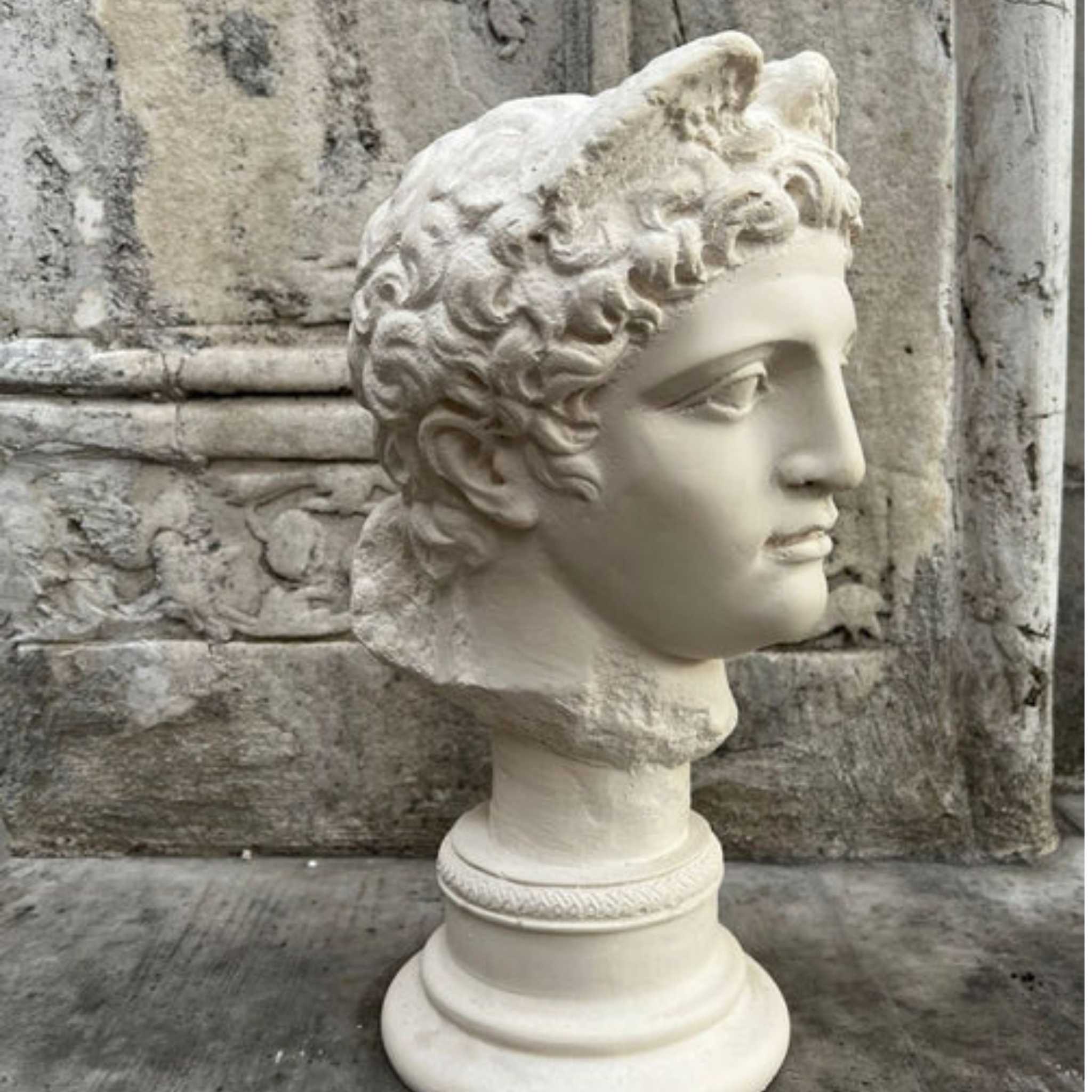 Winged Wonder: Hermes God Sculpture