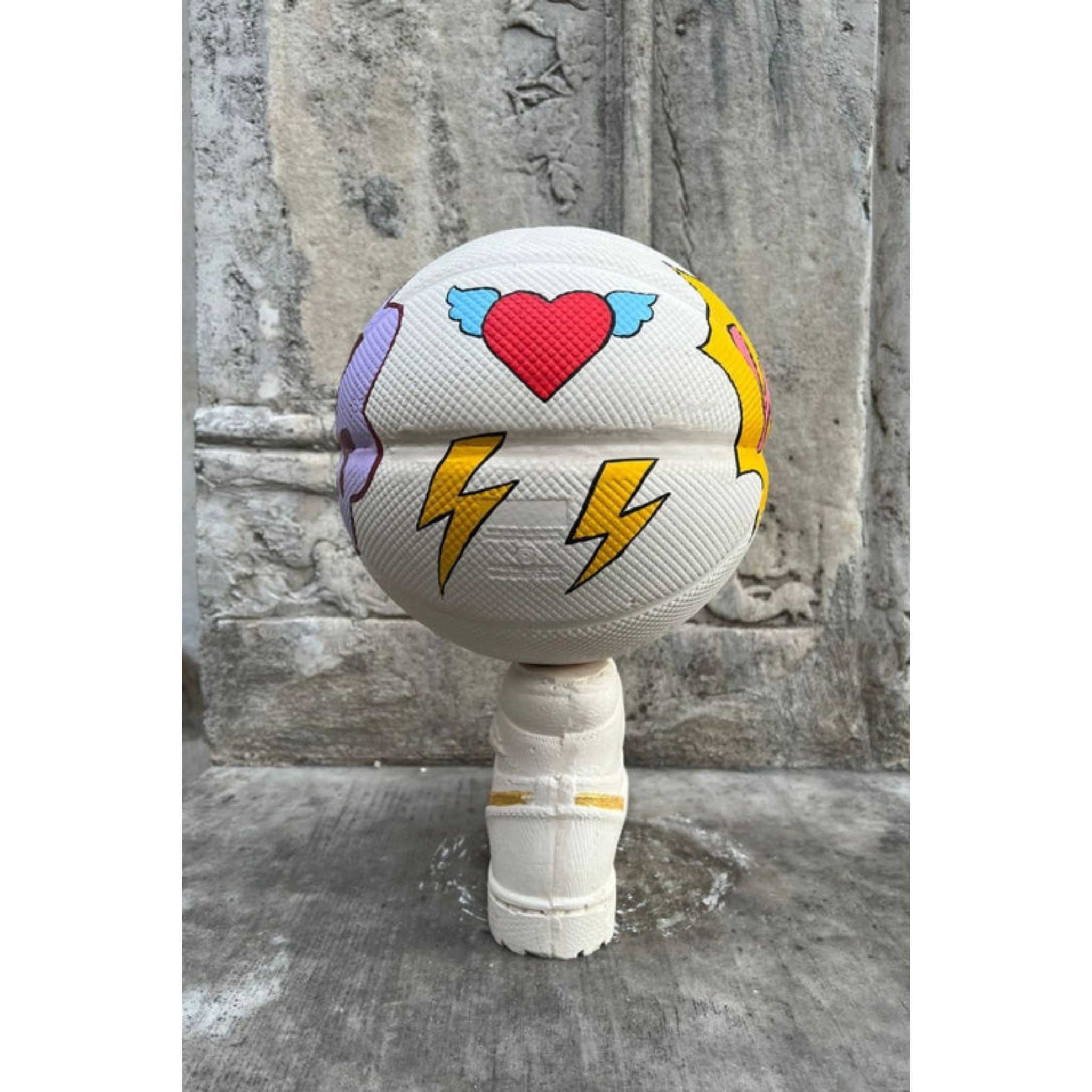 Sneaker Slam: Jordan & Basketball Pop Art Sculpture