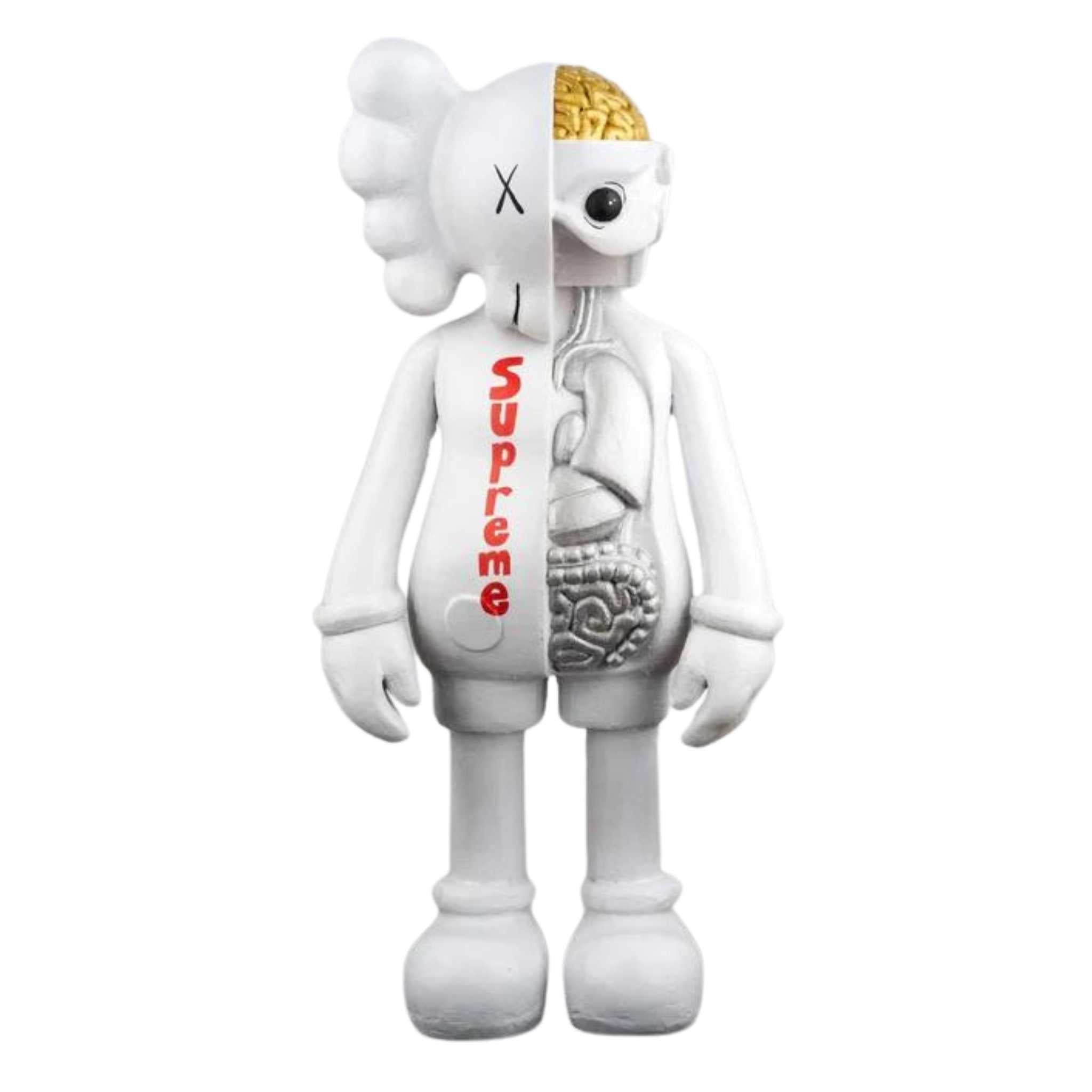 White KAWS & Supreme Figure