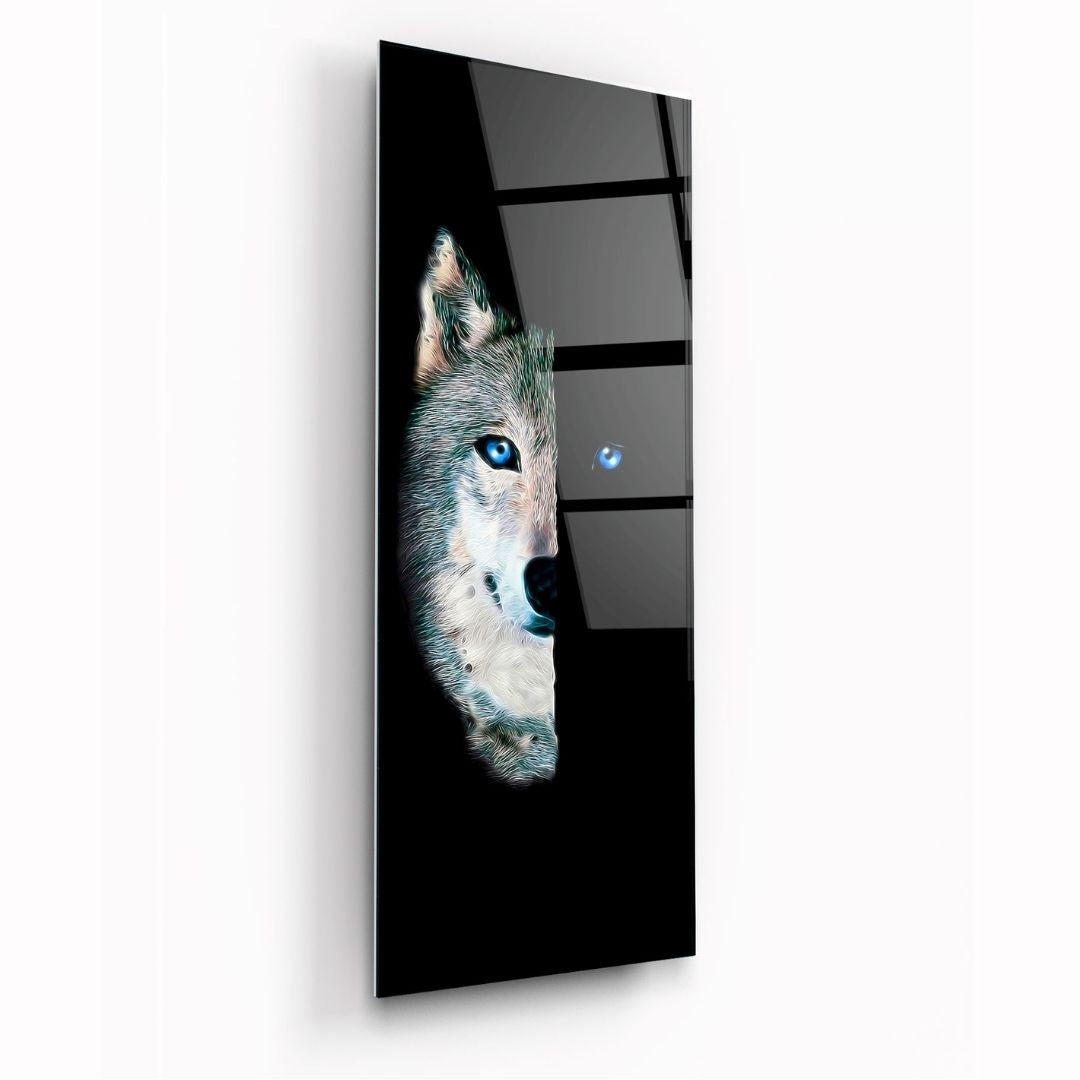 Luminous Wolf Gaze