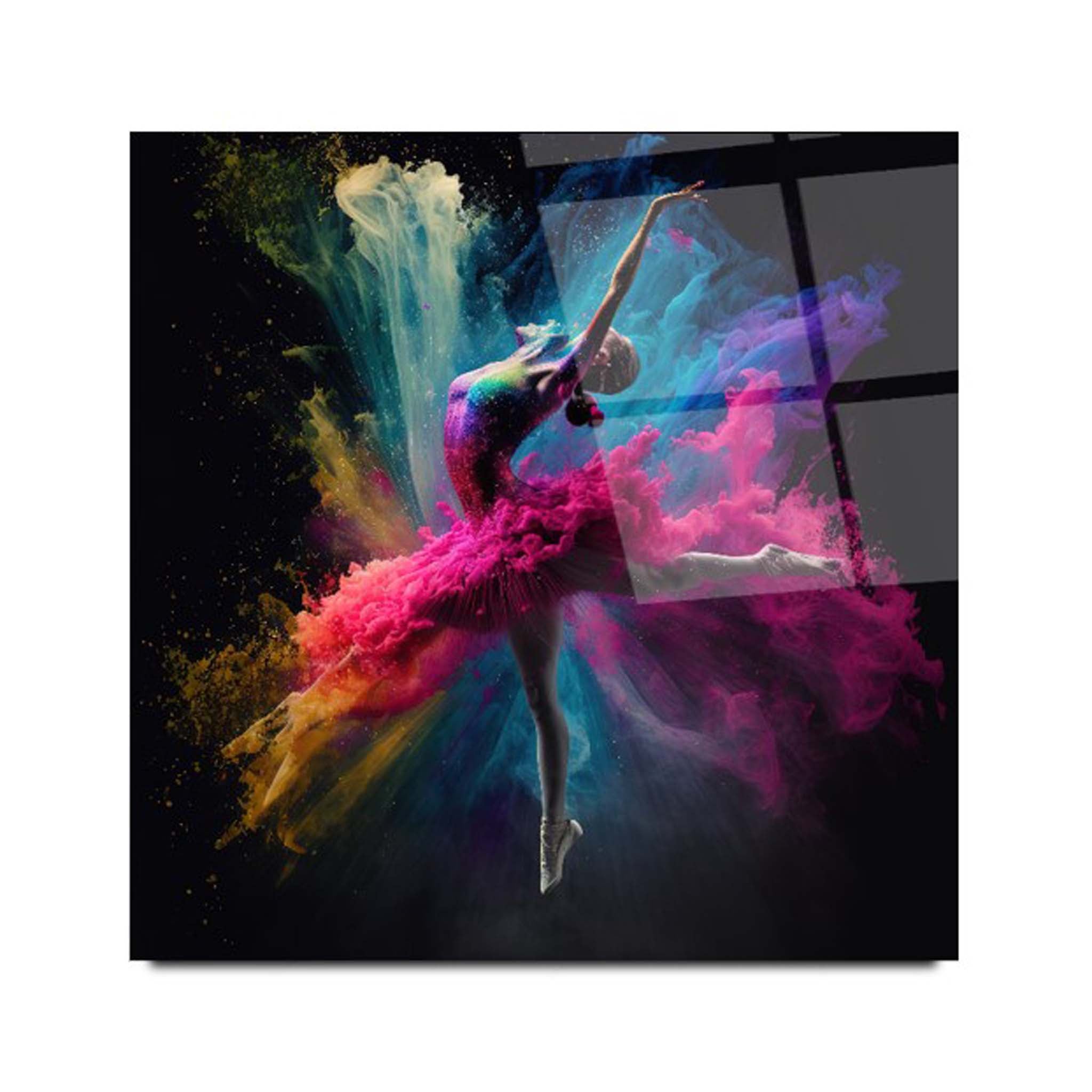 Ballerina Glass Wall Art