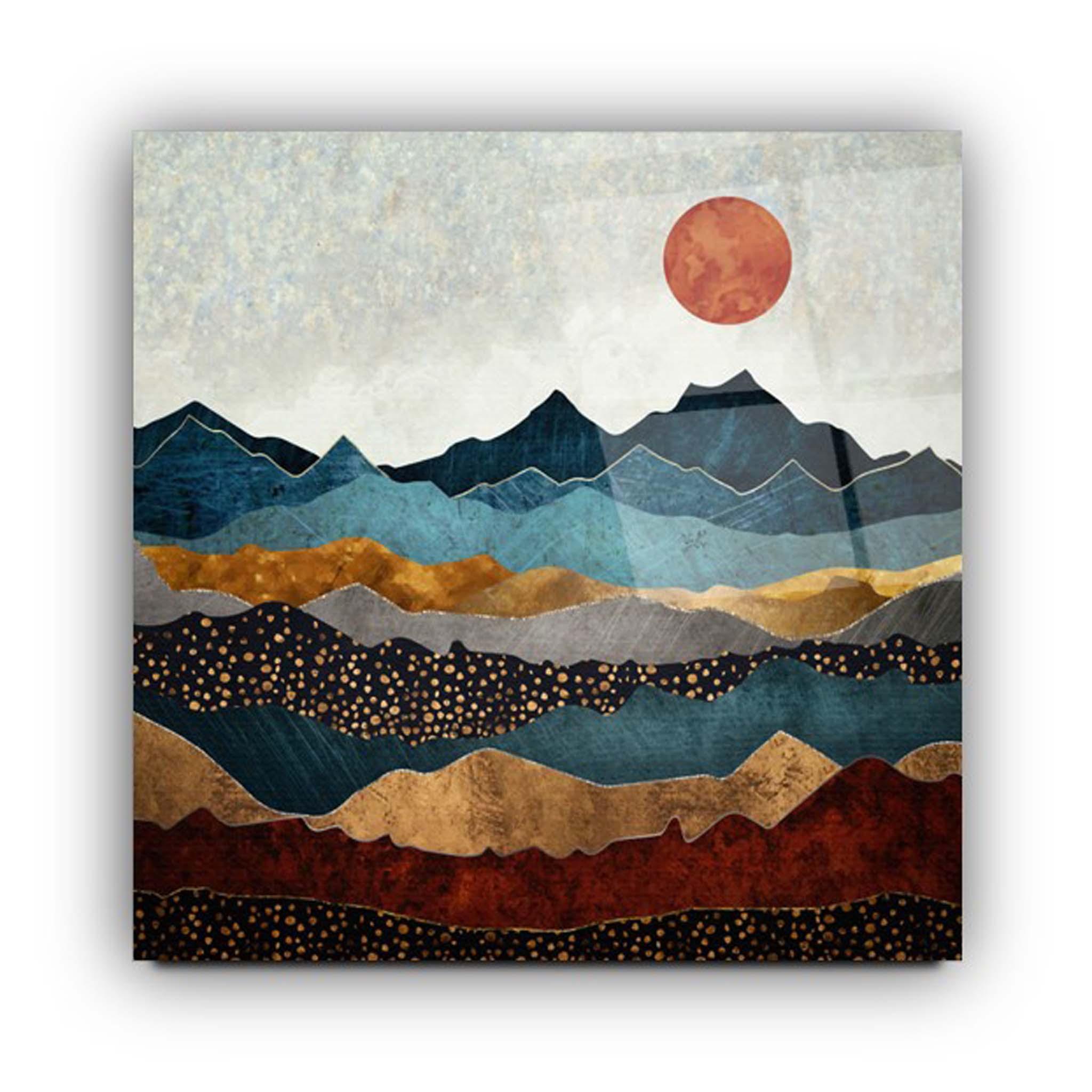 Abstract Colored Glass Wall Art 4 - Artchi