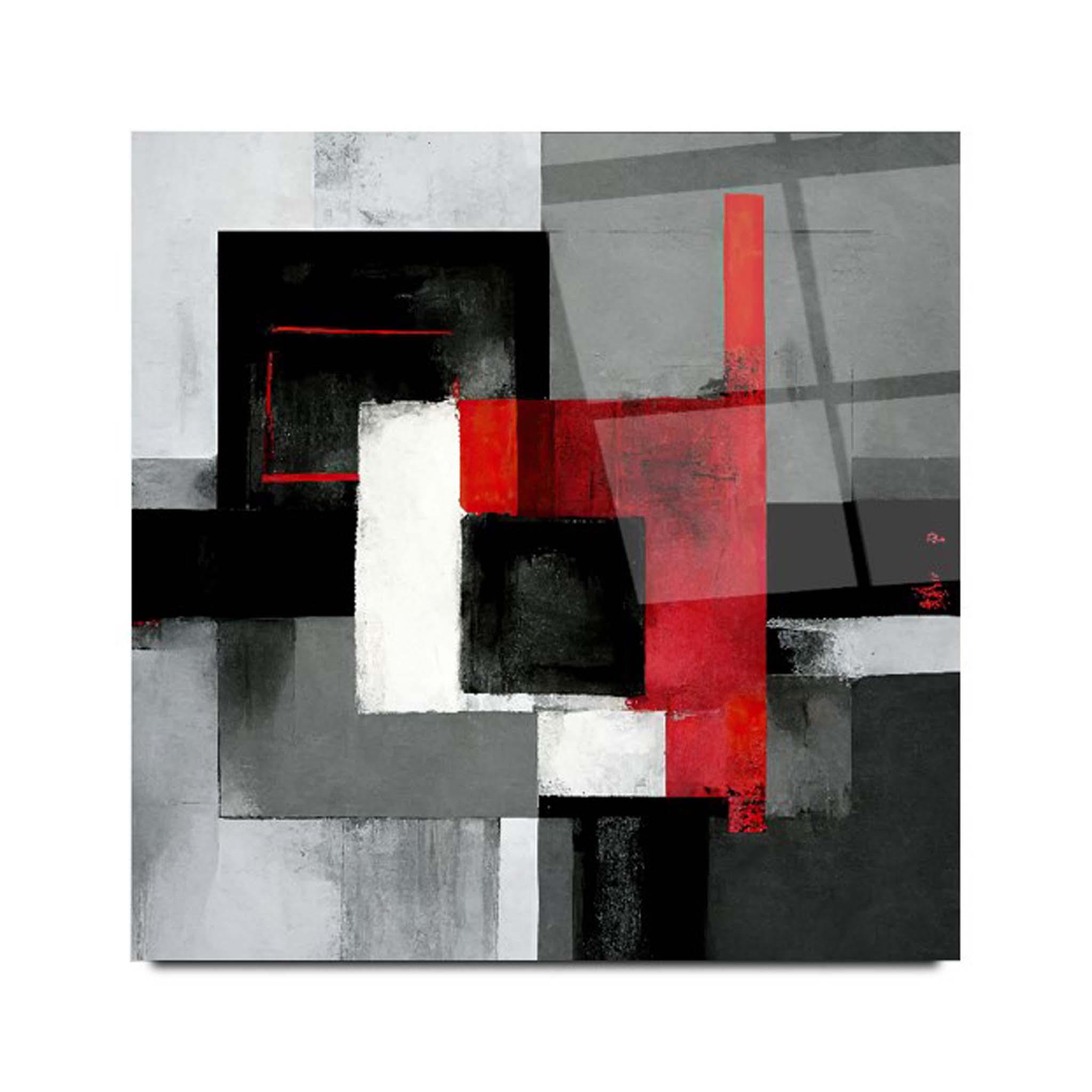 Abstract Glass Wall Art 11 - Artchi