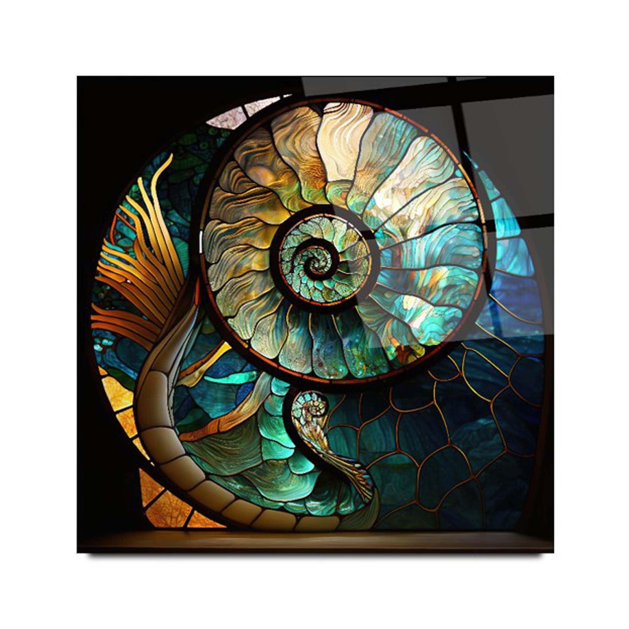 Abstract Stained Glass Wall Art - Artchi