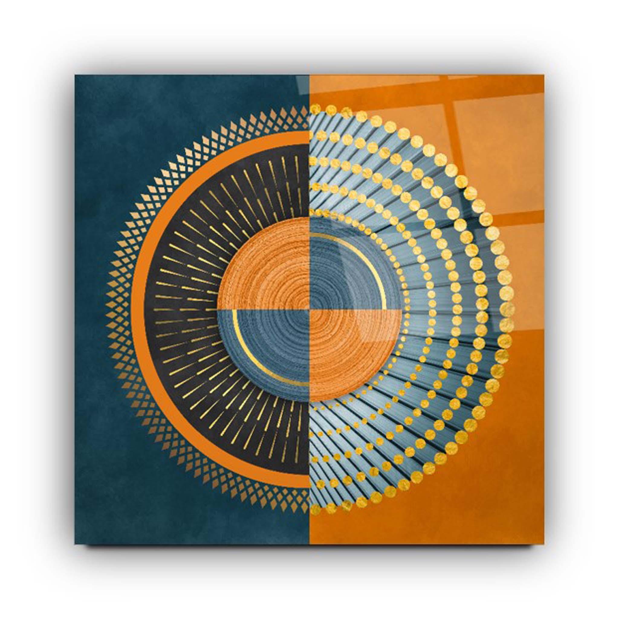 Abstract Glass Wall Art 15 - Artchi