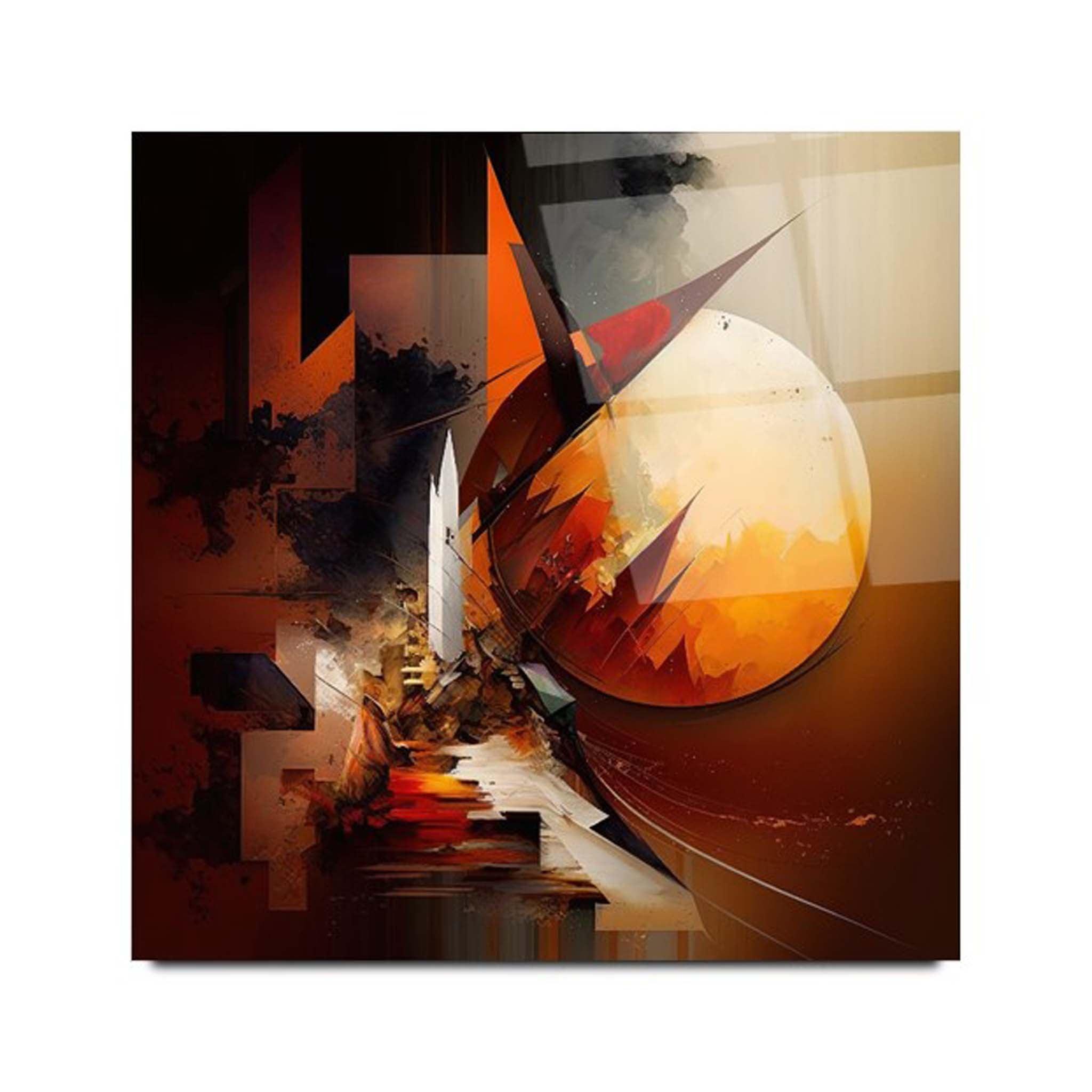 Abstract Glass Wall Art 4 - Artchi