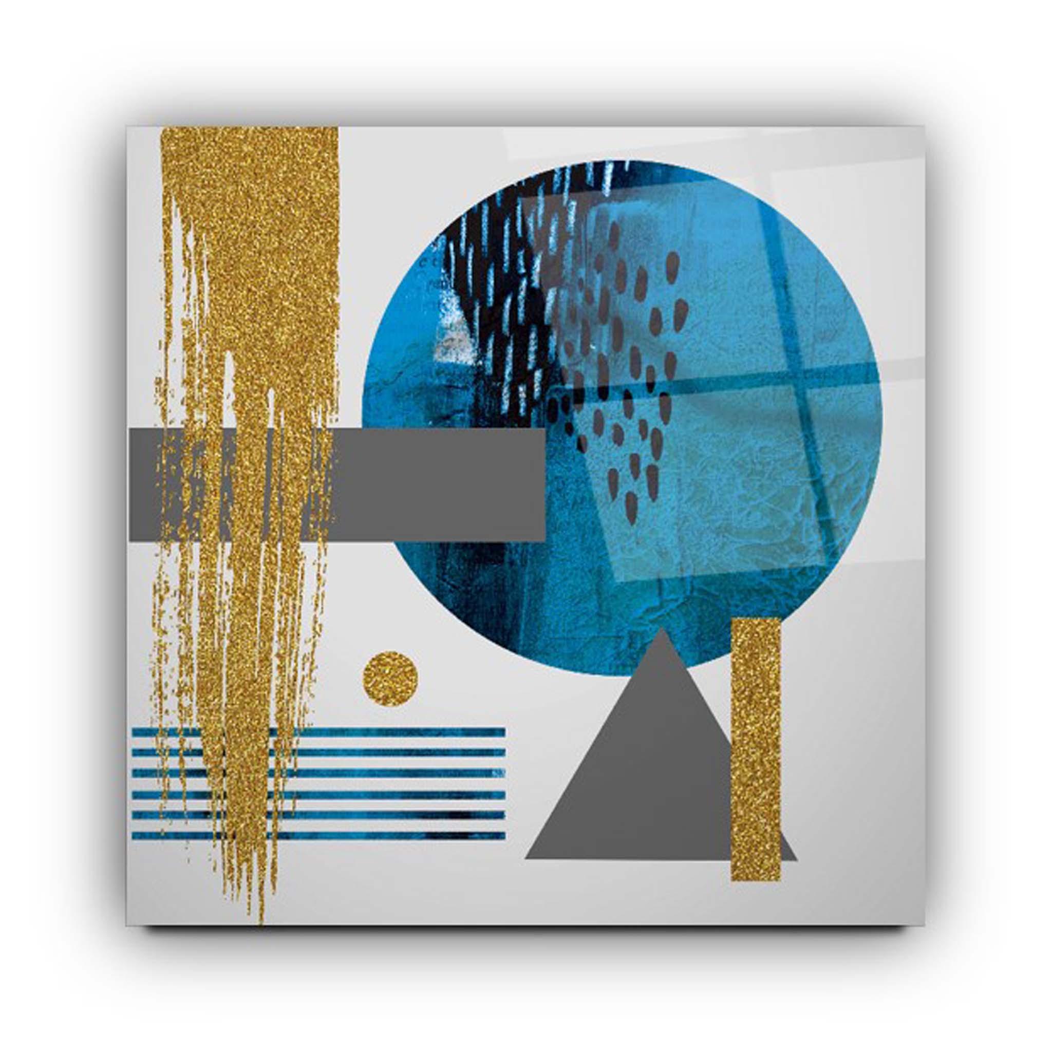 Abstract Glass Wall Art 13 - Artchi