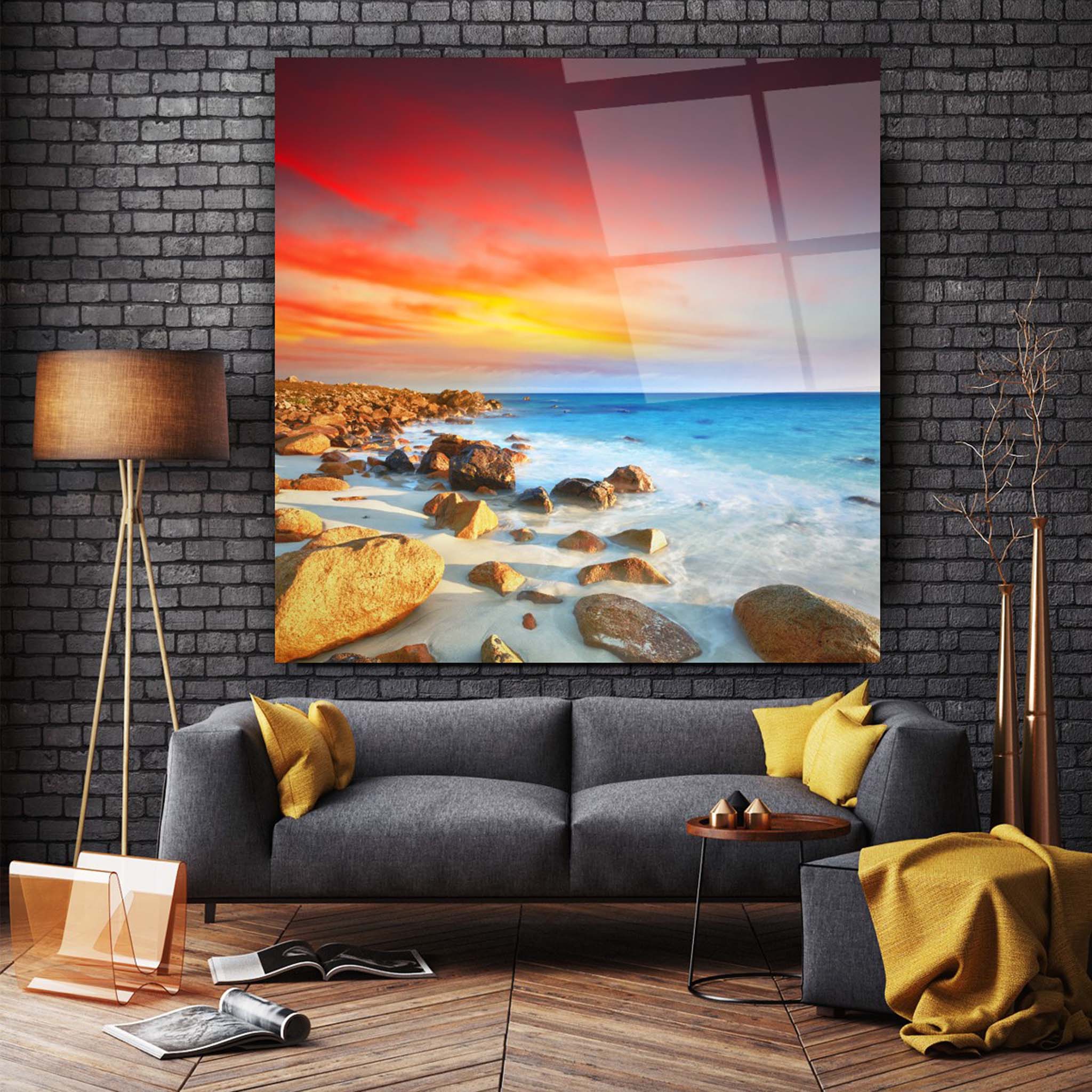 Landscape Glass Wall Art 4