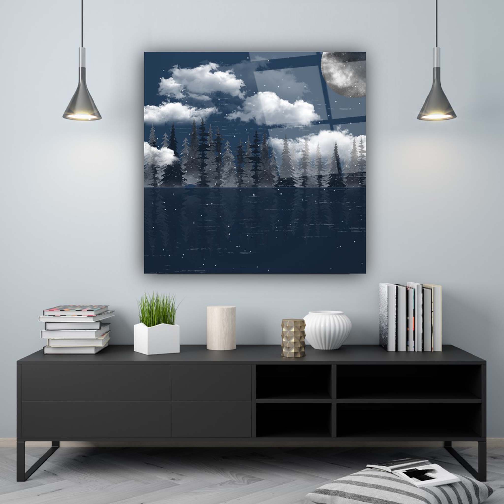 Landscape Glass Wall Art 2