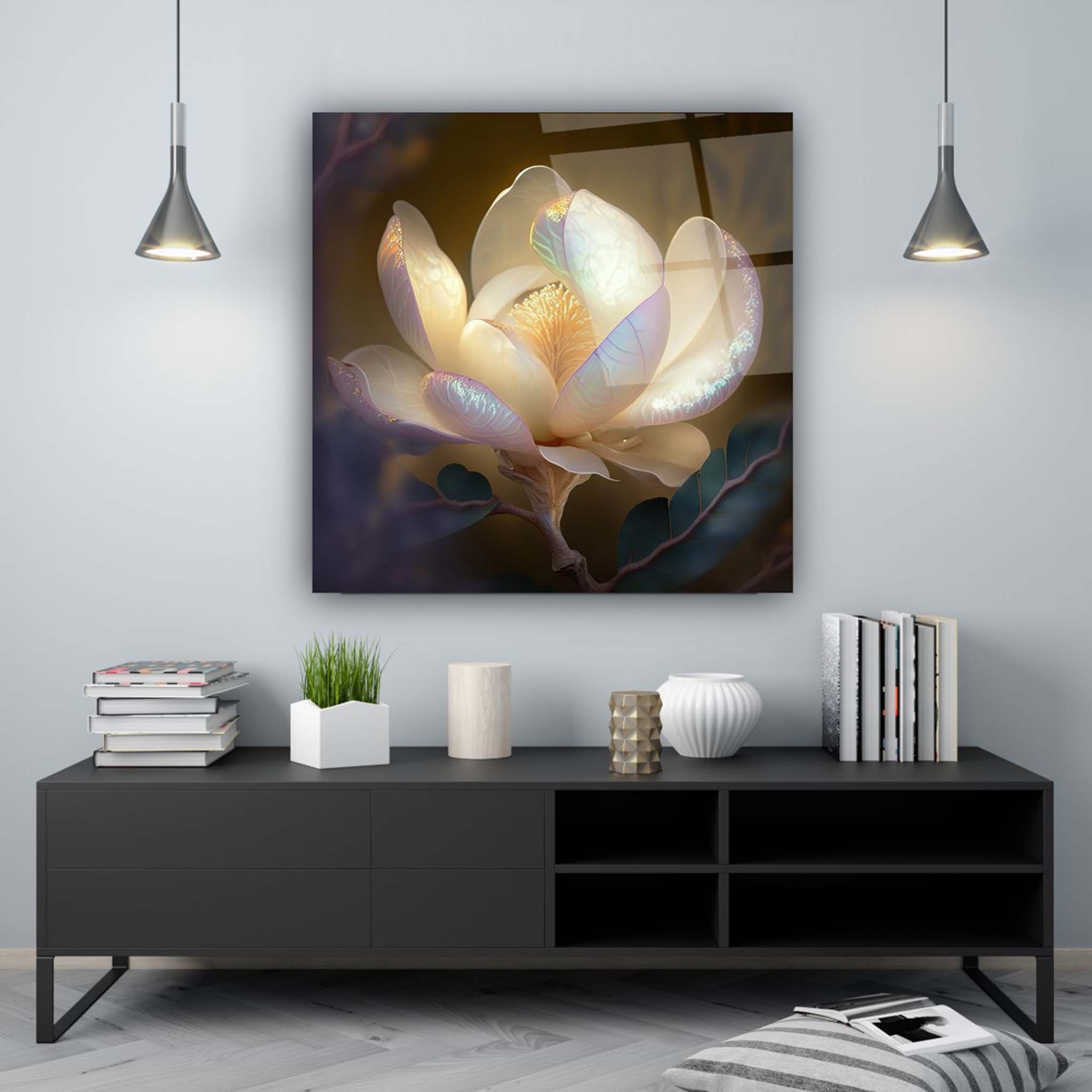 lotus flower wall art