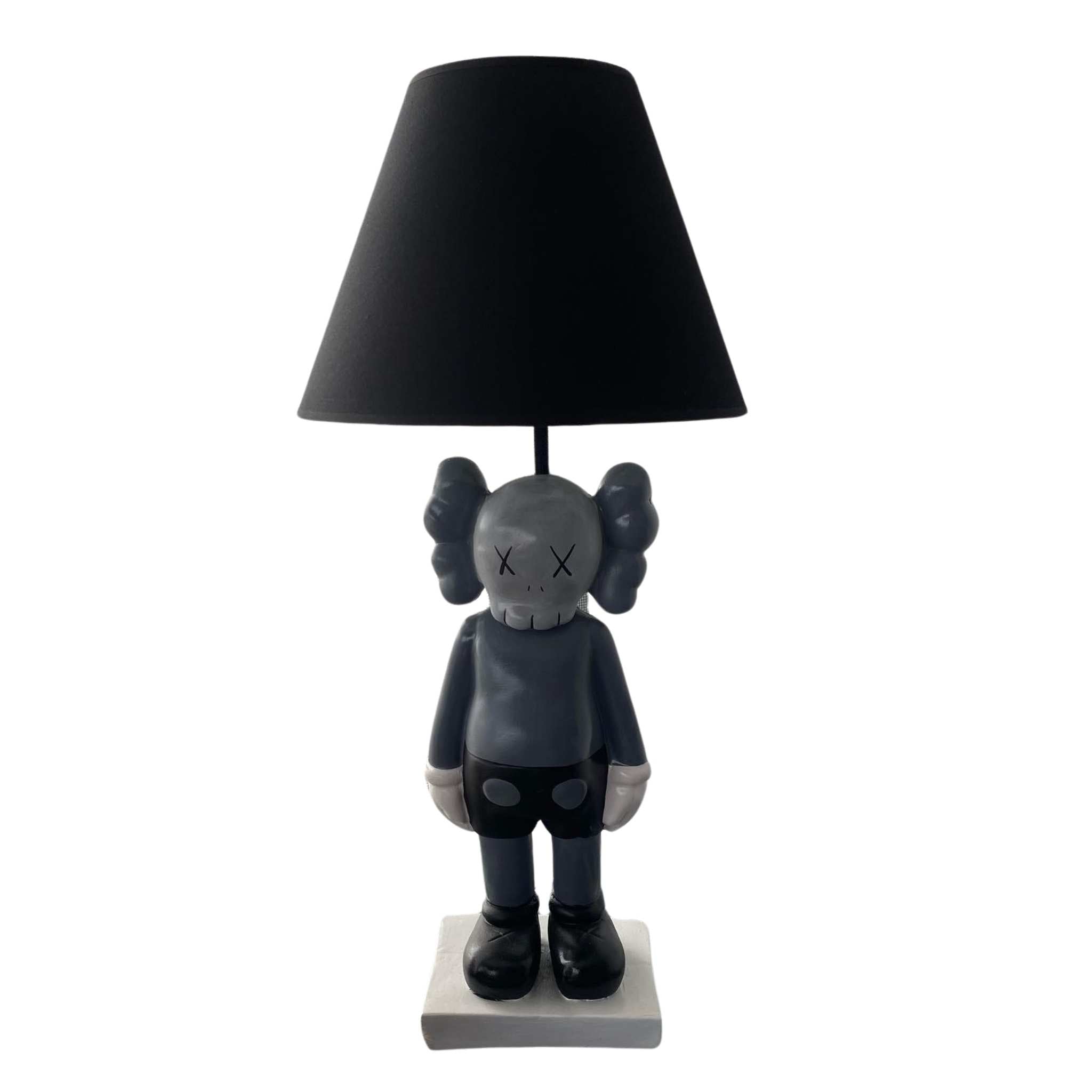 Illuminated Grey: The KAWS Sculpture with Lampshade