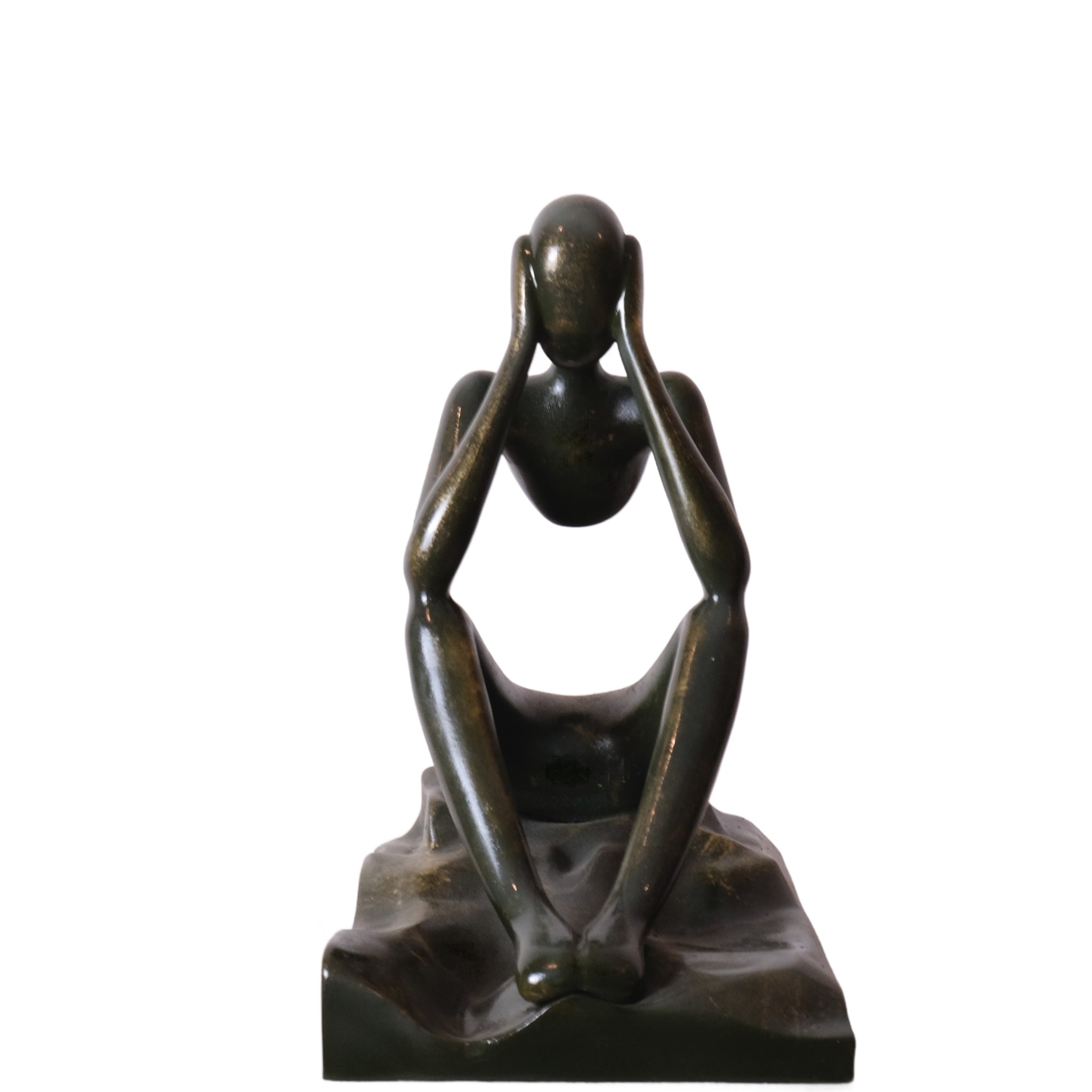 Pensive Figure Sculpture
