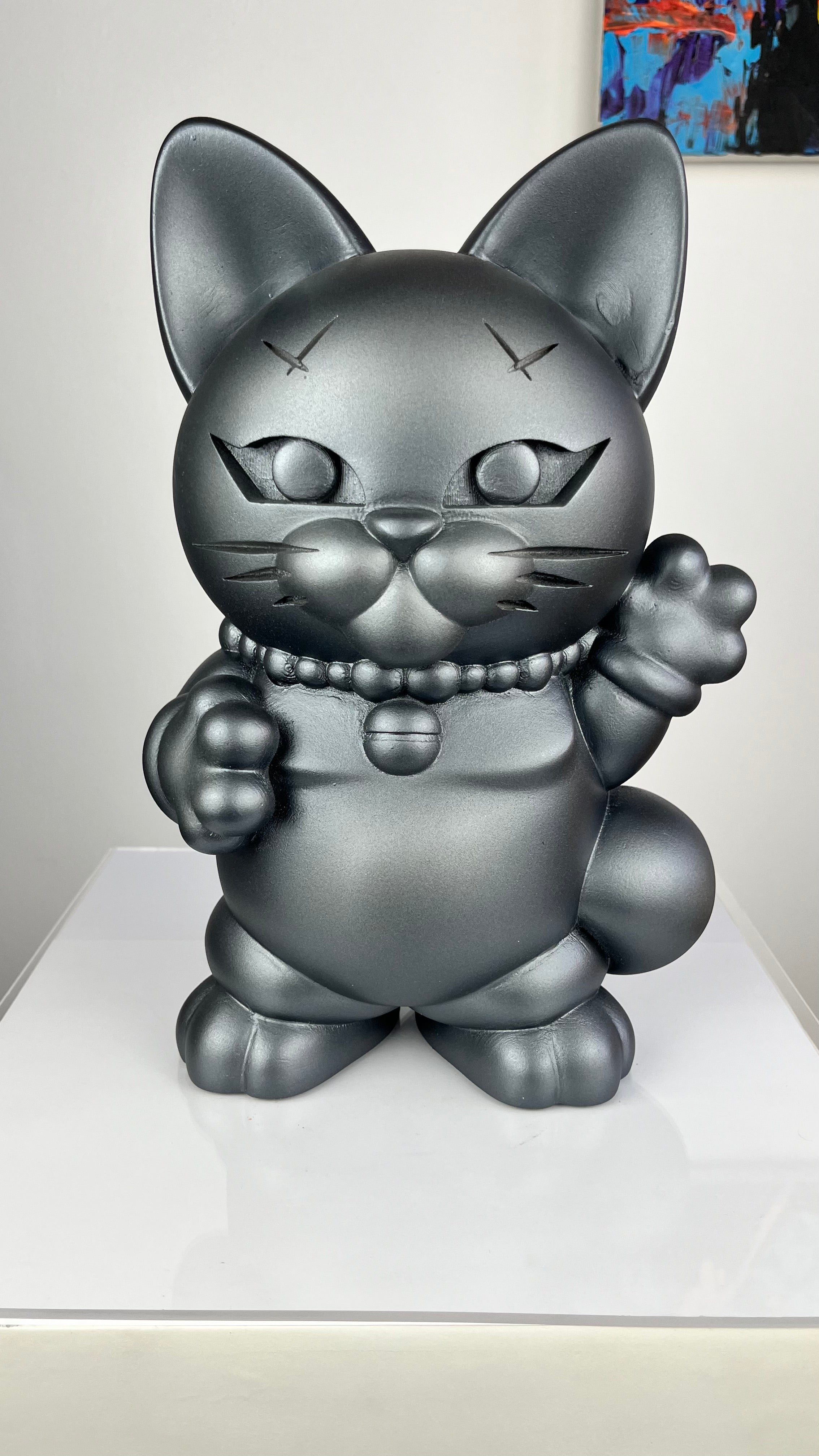 Silver Samurai Cat