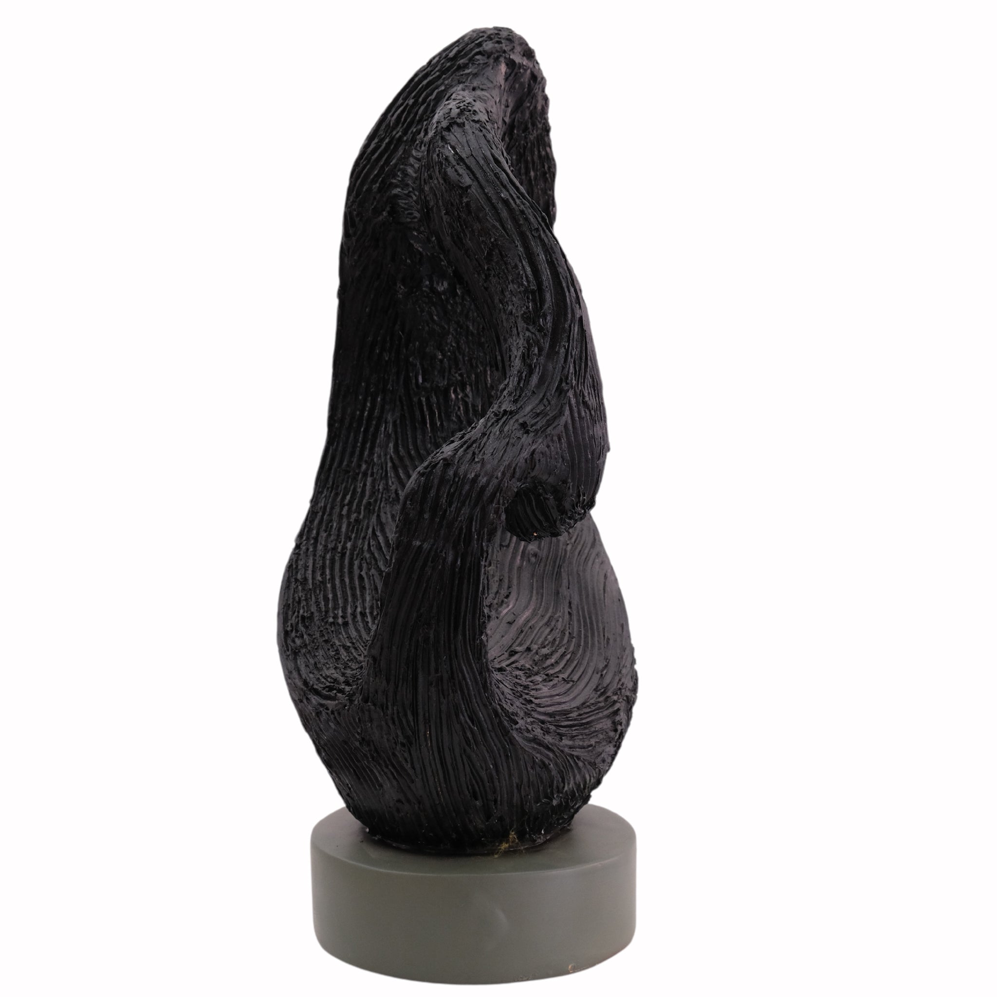 Textured Black Abstract