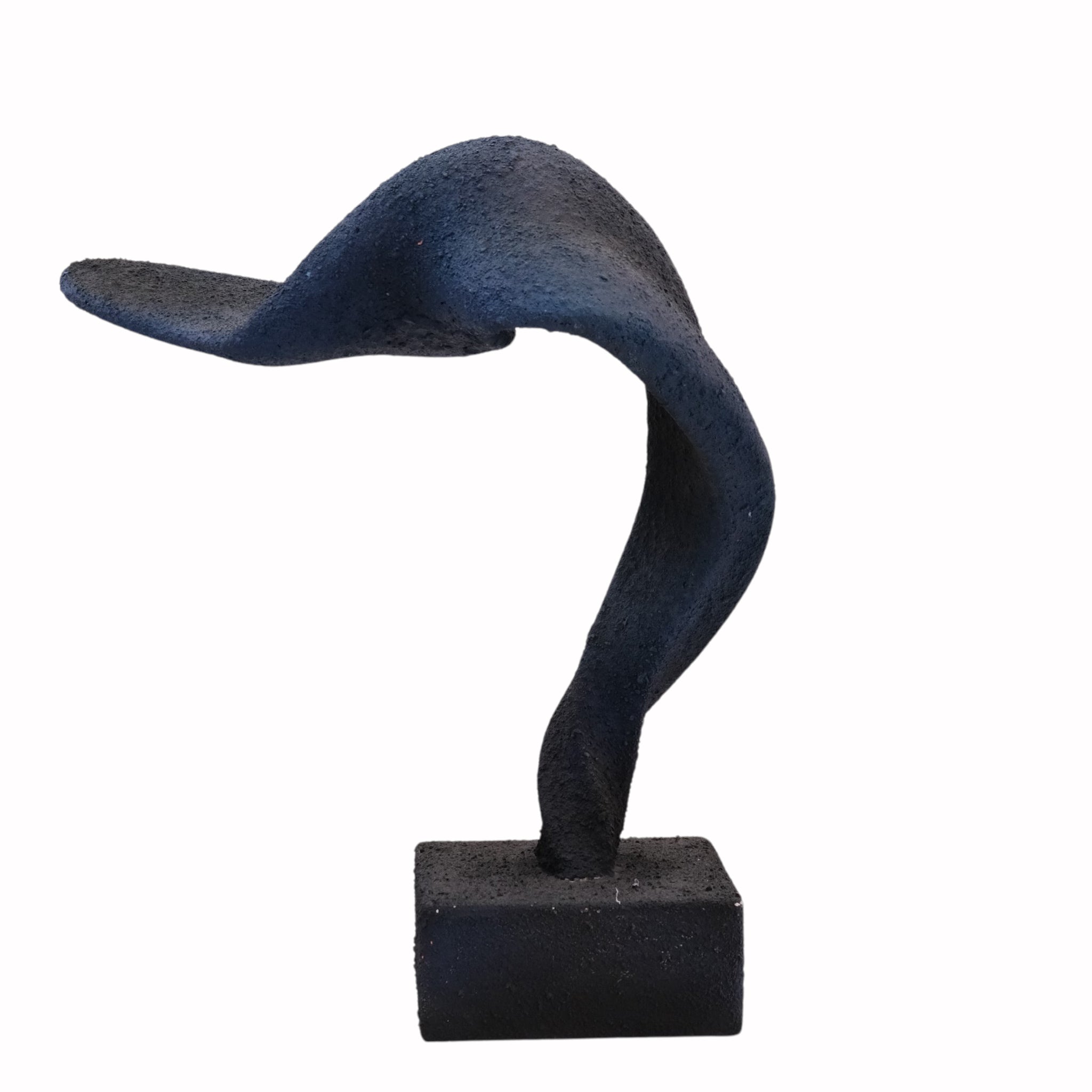 Blue Wave Abstract Sculpture