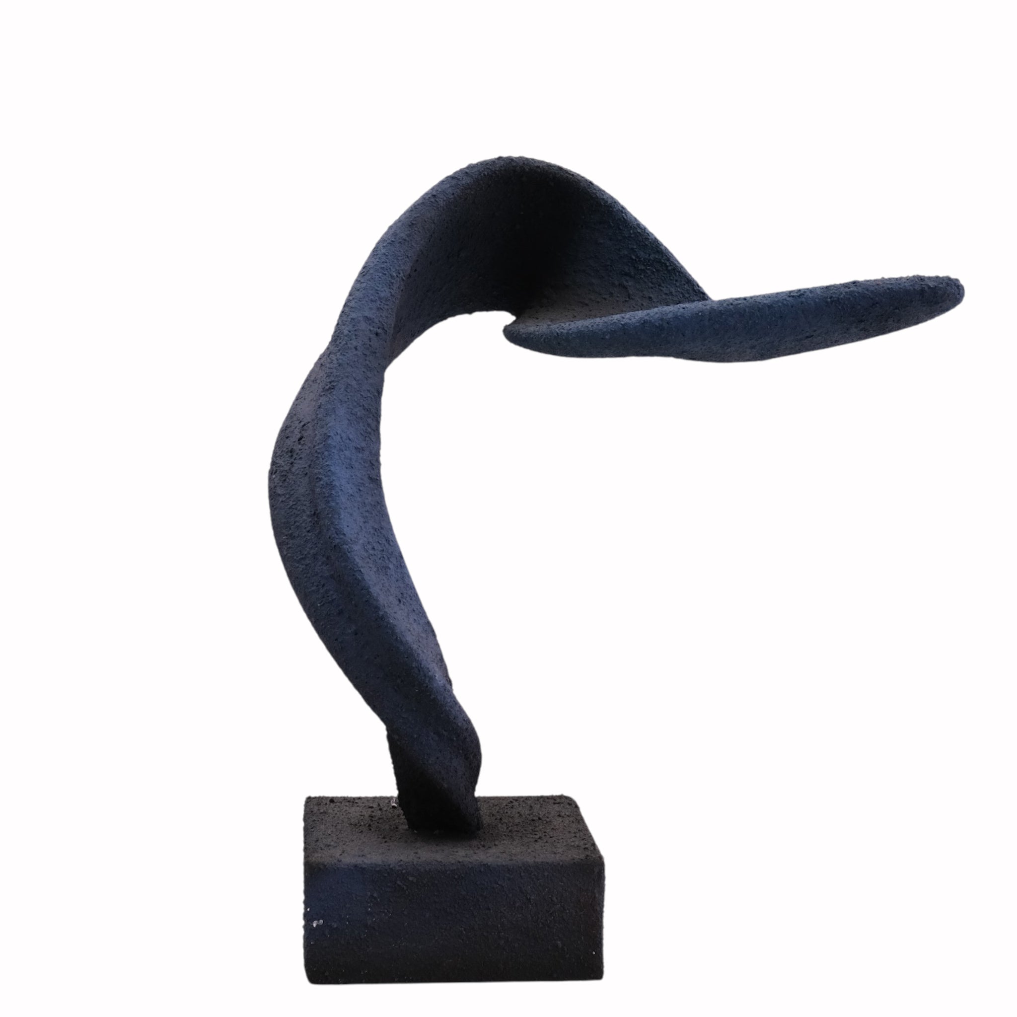 Blue Wave Abstract Sculpture
