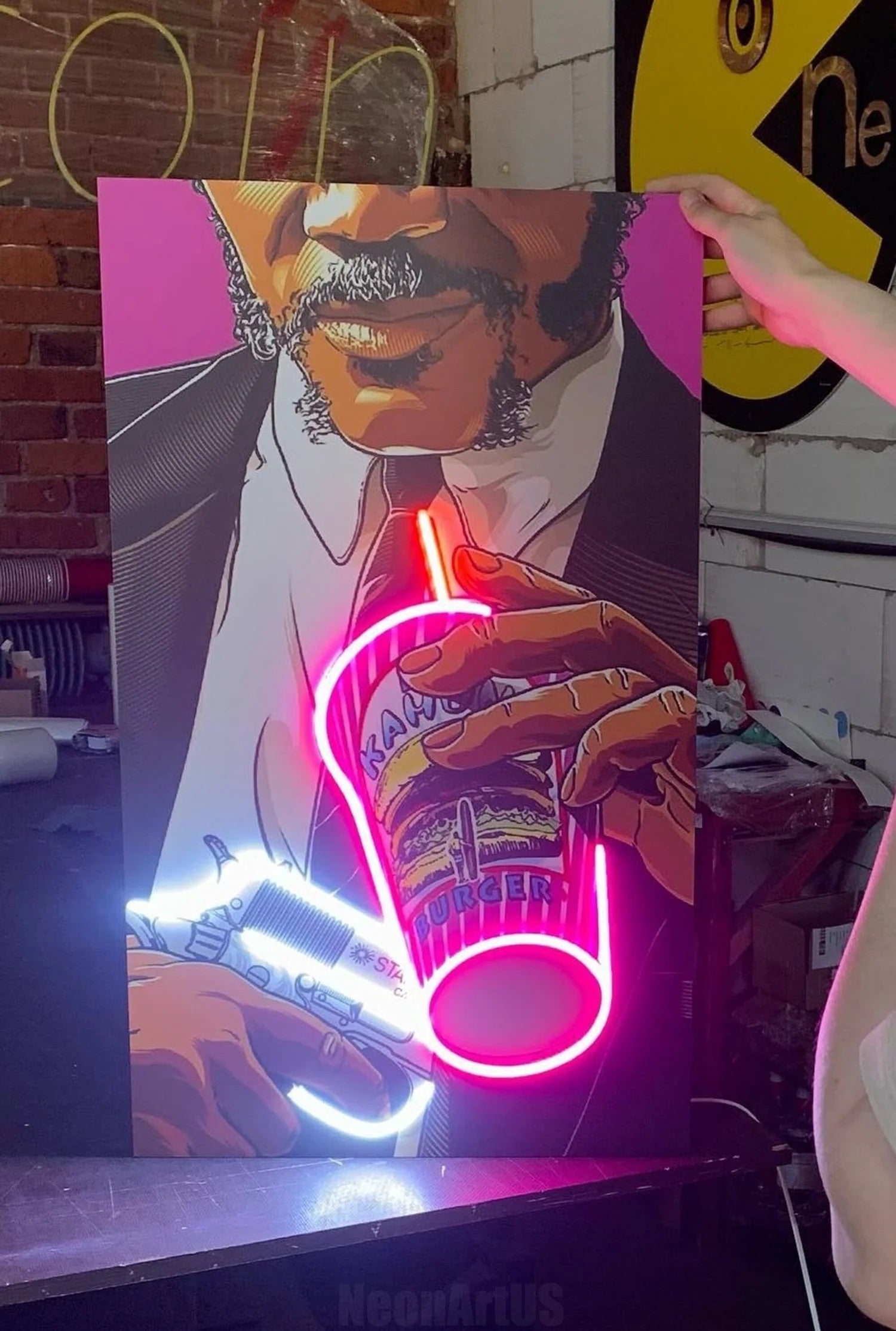 Error Processing Neon Art