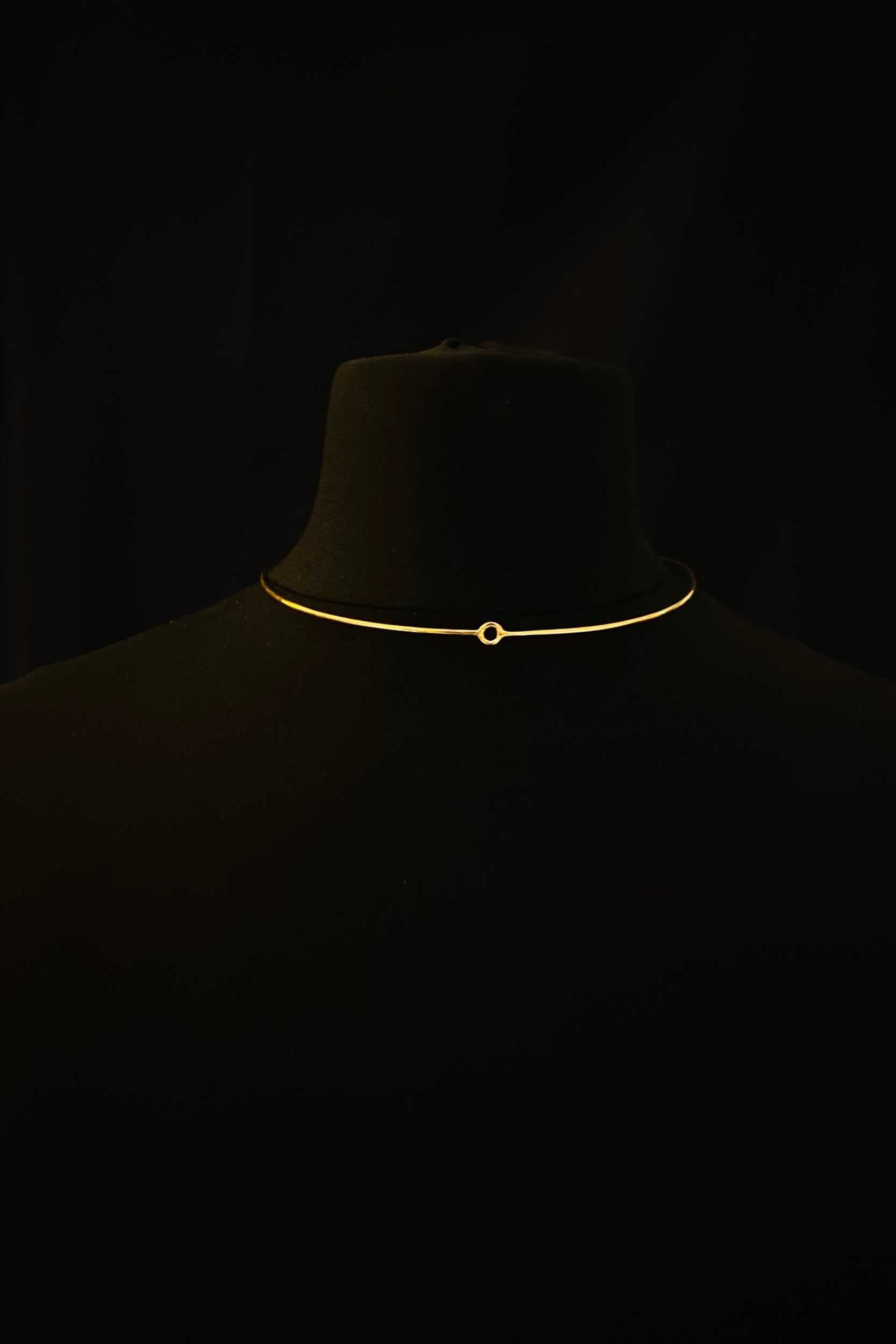 Choker Necklace Back Chain