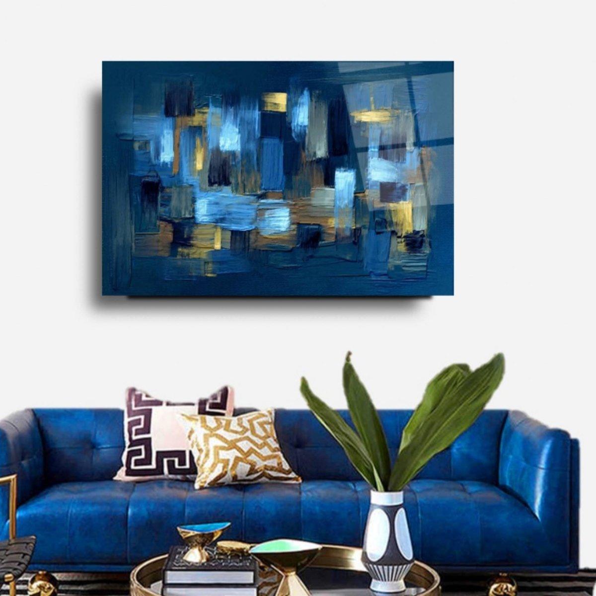 Abstract Glass Wall Art - Artchi