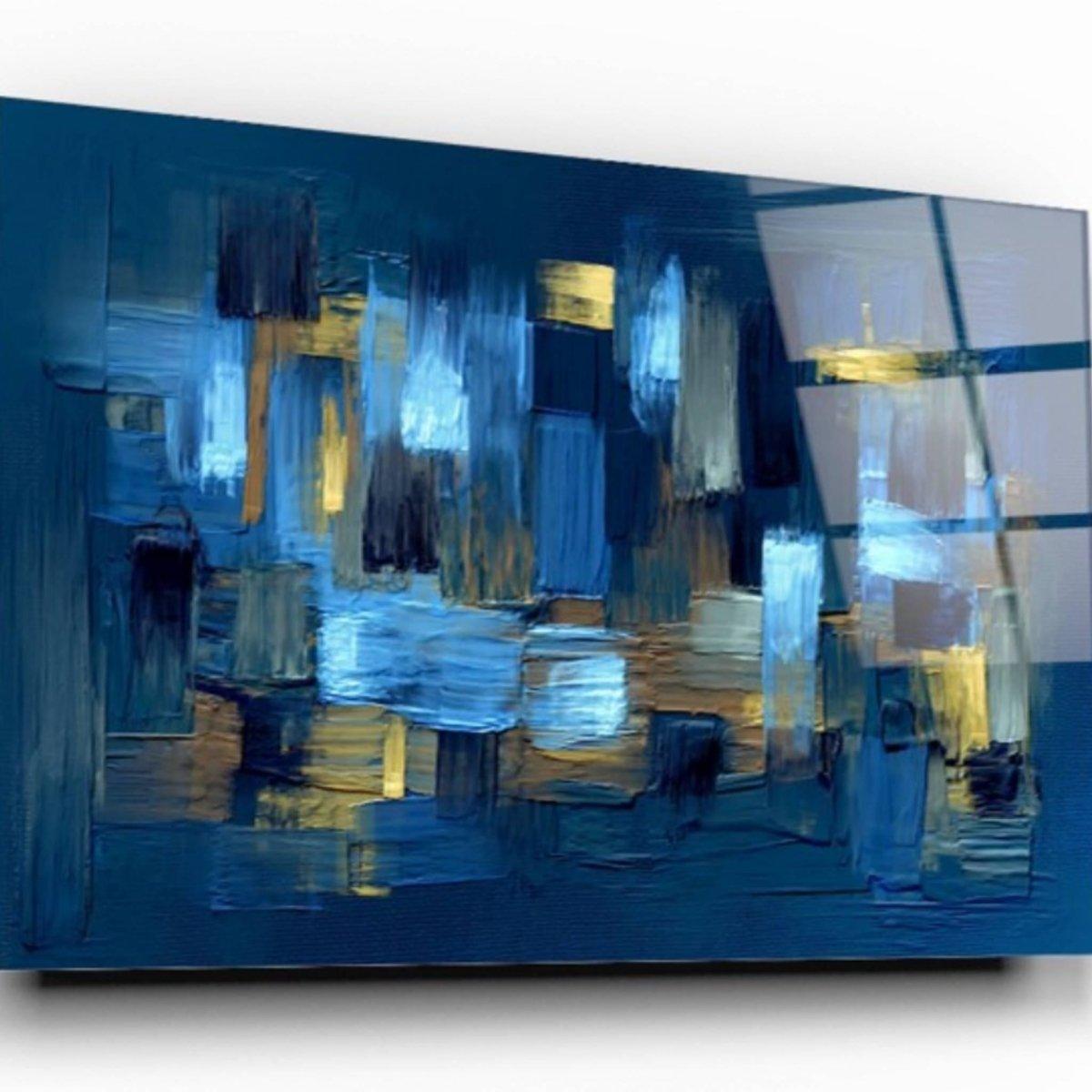 Abstract Glass Wall Art - Artchi