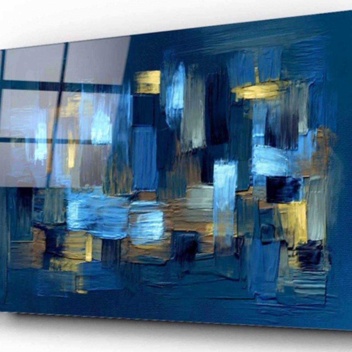 Abstract Glass Wall Art - Artchi