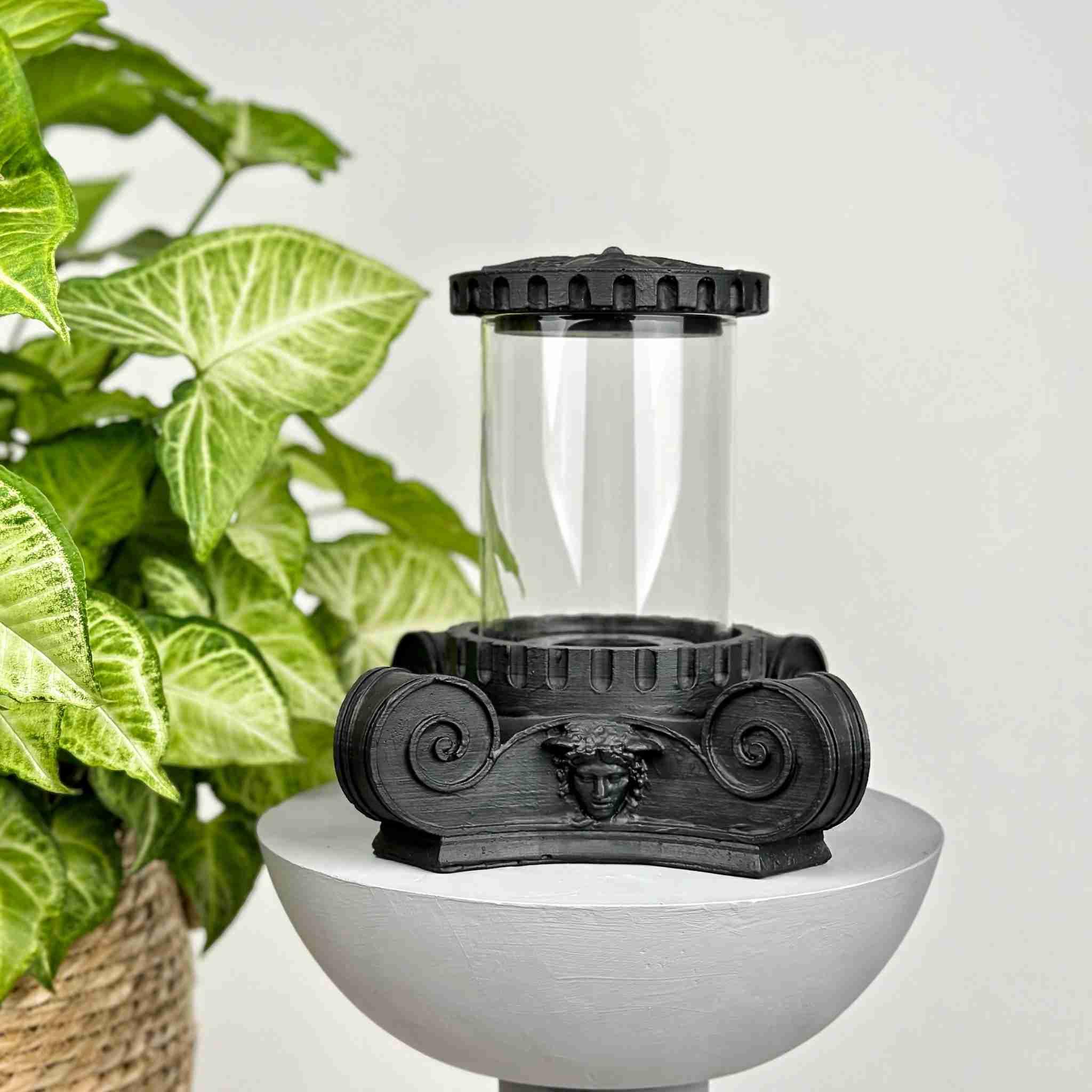 Ancient Column Bioethanol Fireplace - Artchi