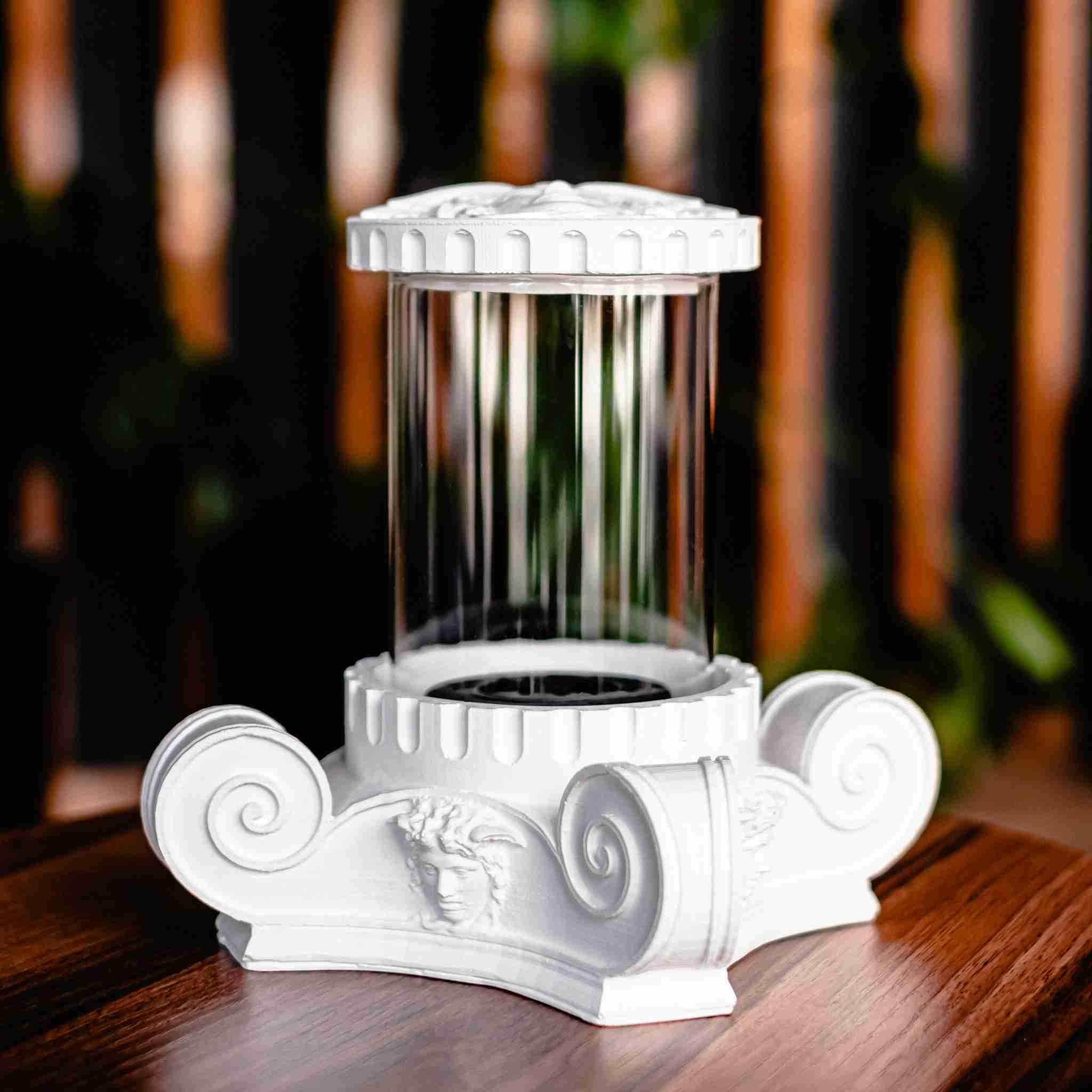 Ancient Column Bioethanol Fireplace - Artchi