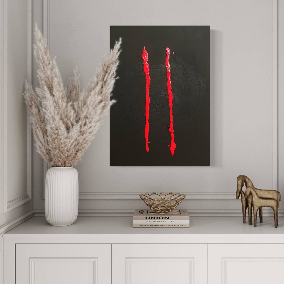 Existence and Live Original Painting on Canvas - Artchi