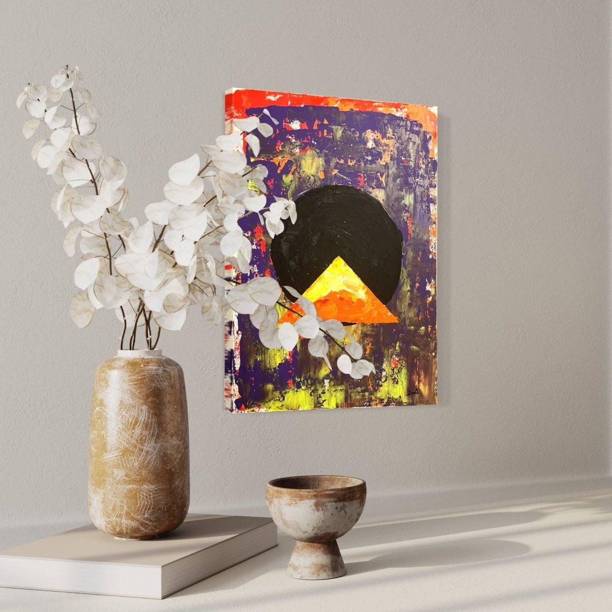In the End, Everything Comes Back Original Painting on Canvas - Artchi