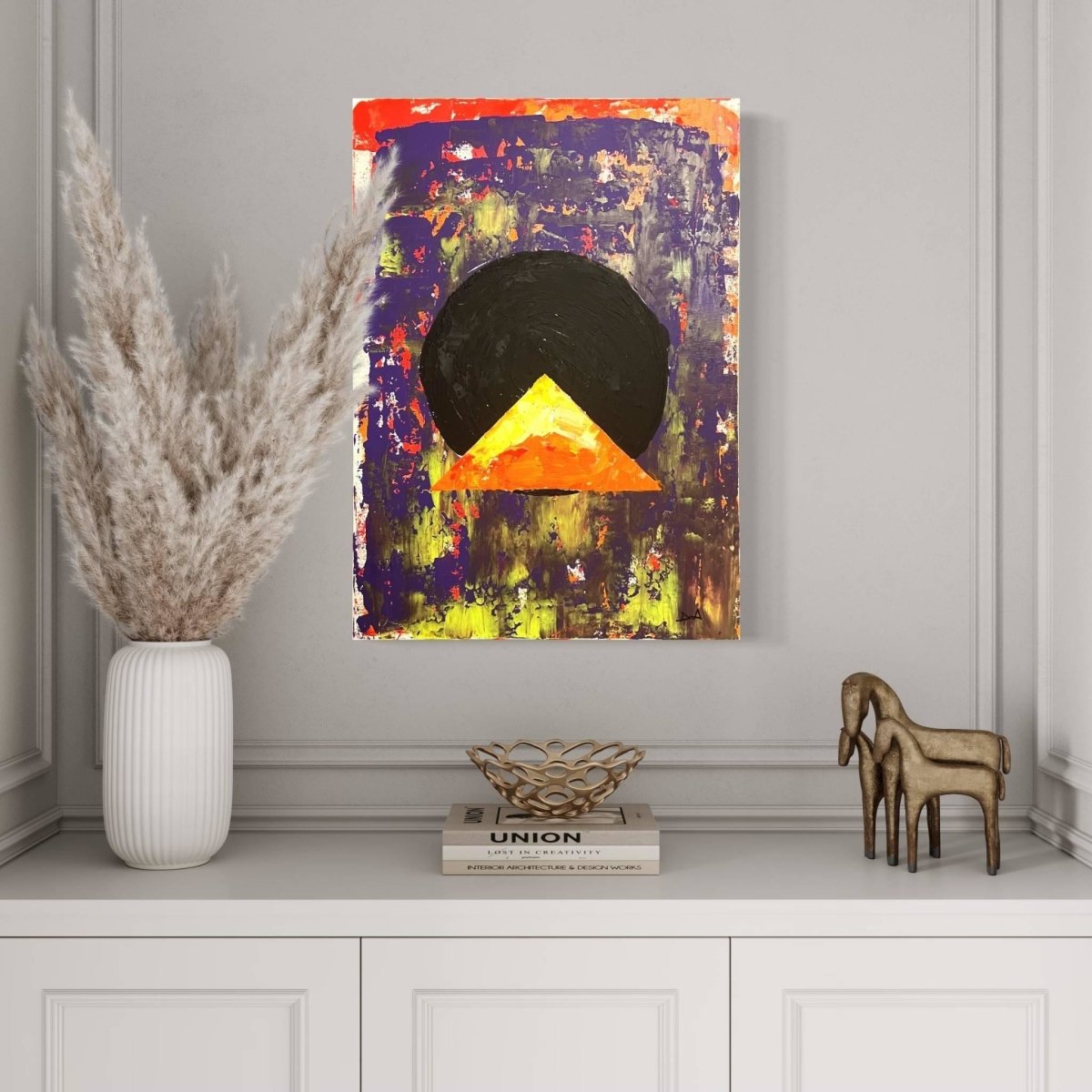 In the End, Everything Comes Back Original Painting on Canvas - Artchi