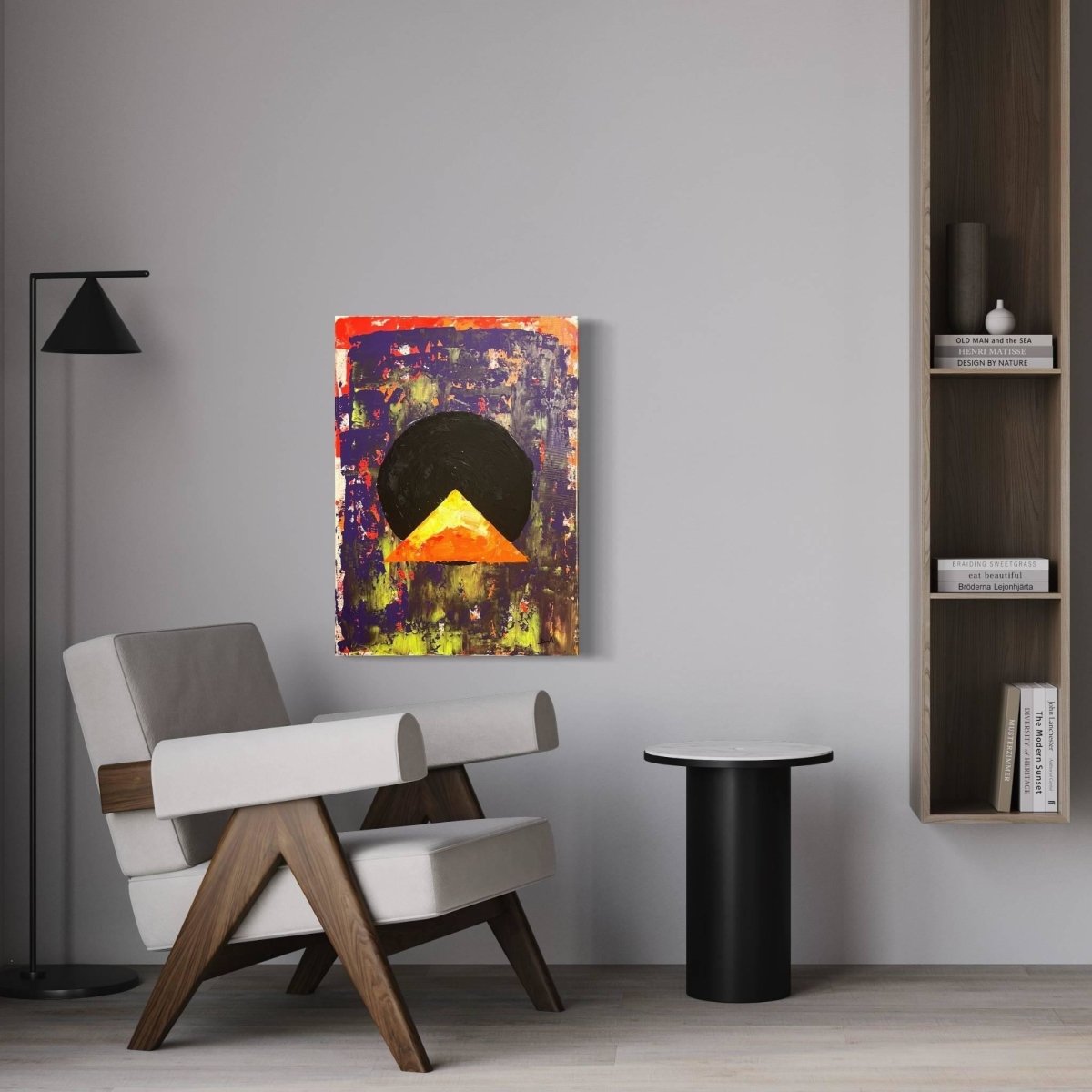 In the End, Everything Comes Back Original Painting on Canvas - Artchi